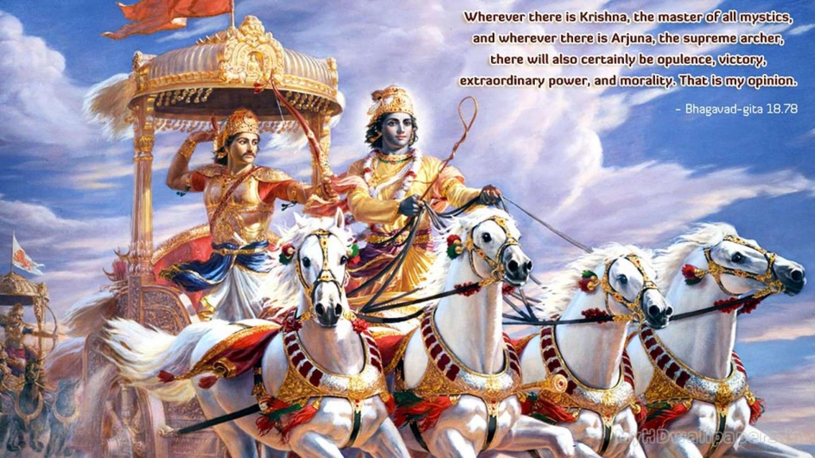 1600x900 Free download View Of Bhagavad Gita Wallpaper HD Wallpaper [1920x1080] for your Desktop, Mobile & Tablet. Explore Gita Wallpaper. Gita Wallpaper, Bhagavad Gita Wallpaper