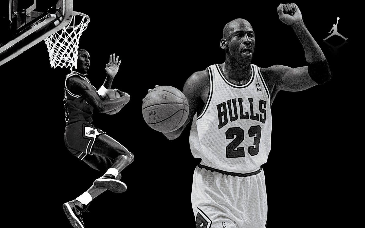 1440x900 Michael Jordan Black Background
