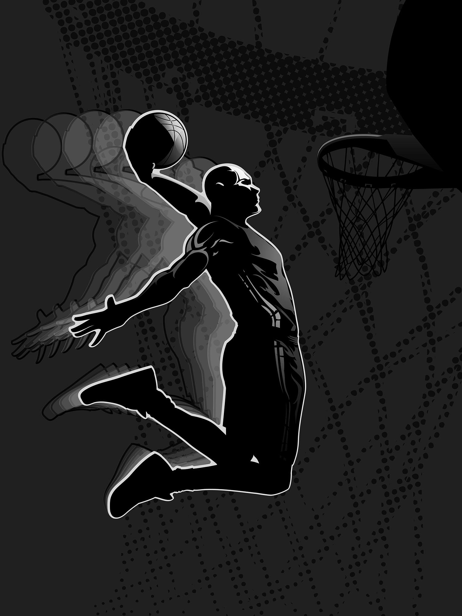 Basketball Black And White Wallpapers Top Free Basketball Black And 8259964 