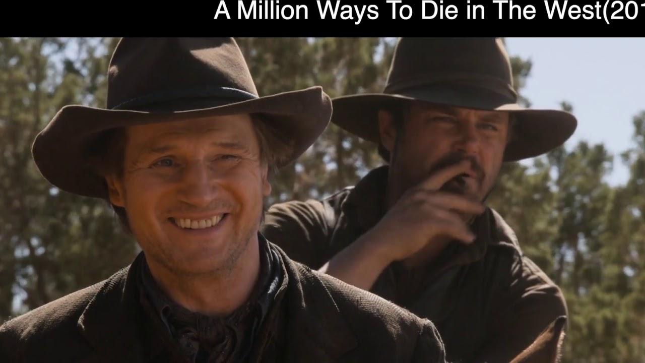 1280x720 Outlaw Clinch Leatherwood kills Old prospector Million Ways To Die In The West [2014]