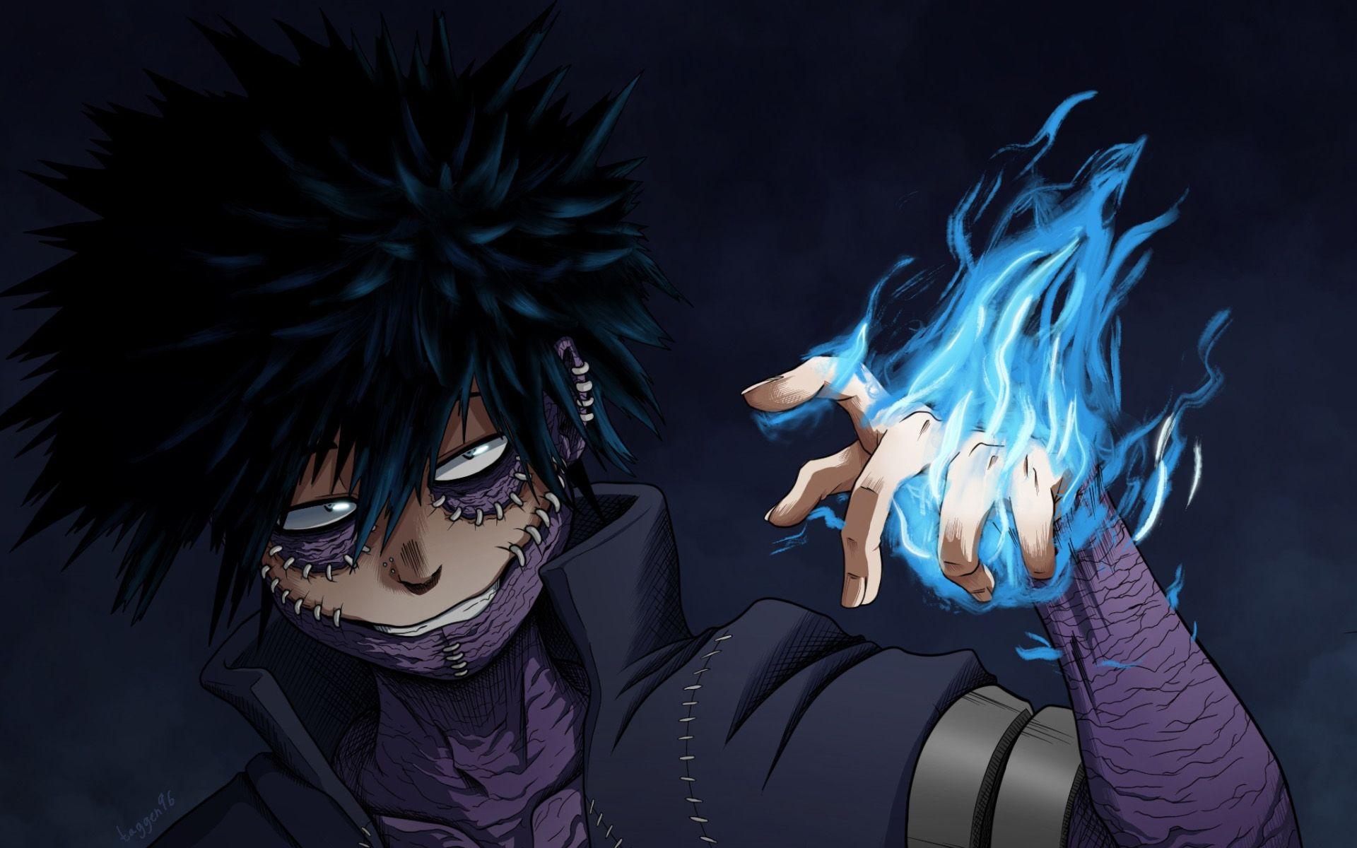 1920x1200 Dabi Blue Flame Wallpaper