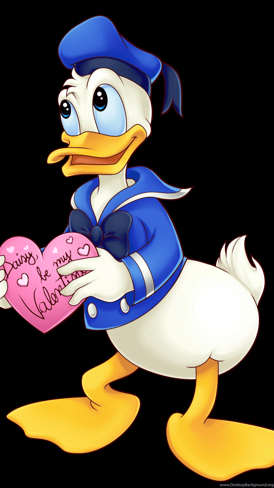1080x1920 Donald Duck Valentine Cartoon Wallpaper For PC Cartoons Wallpaper