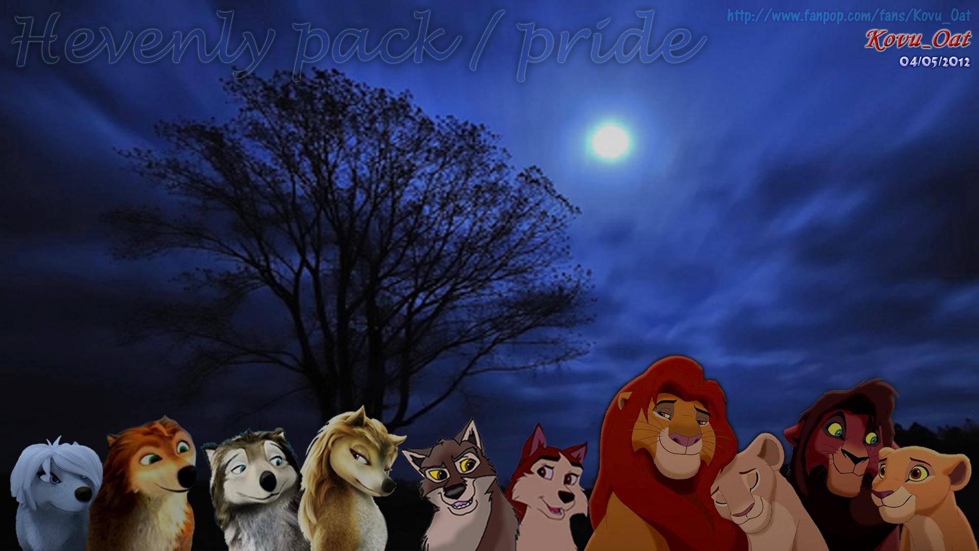 1920x1080 Pack And Pride Wolf And Lion All Gather Together Pack Pride Wallpaper
