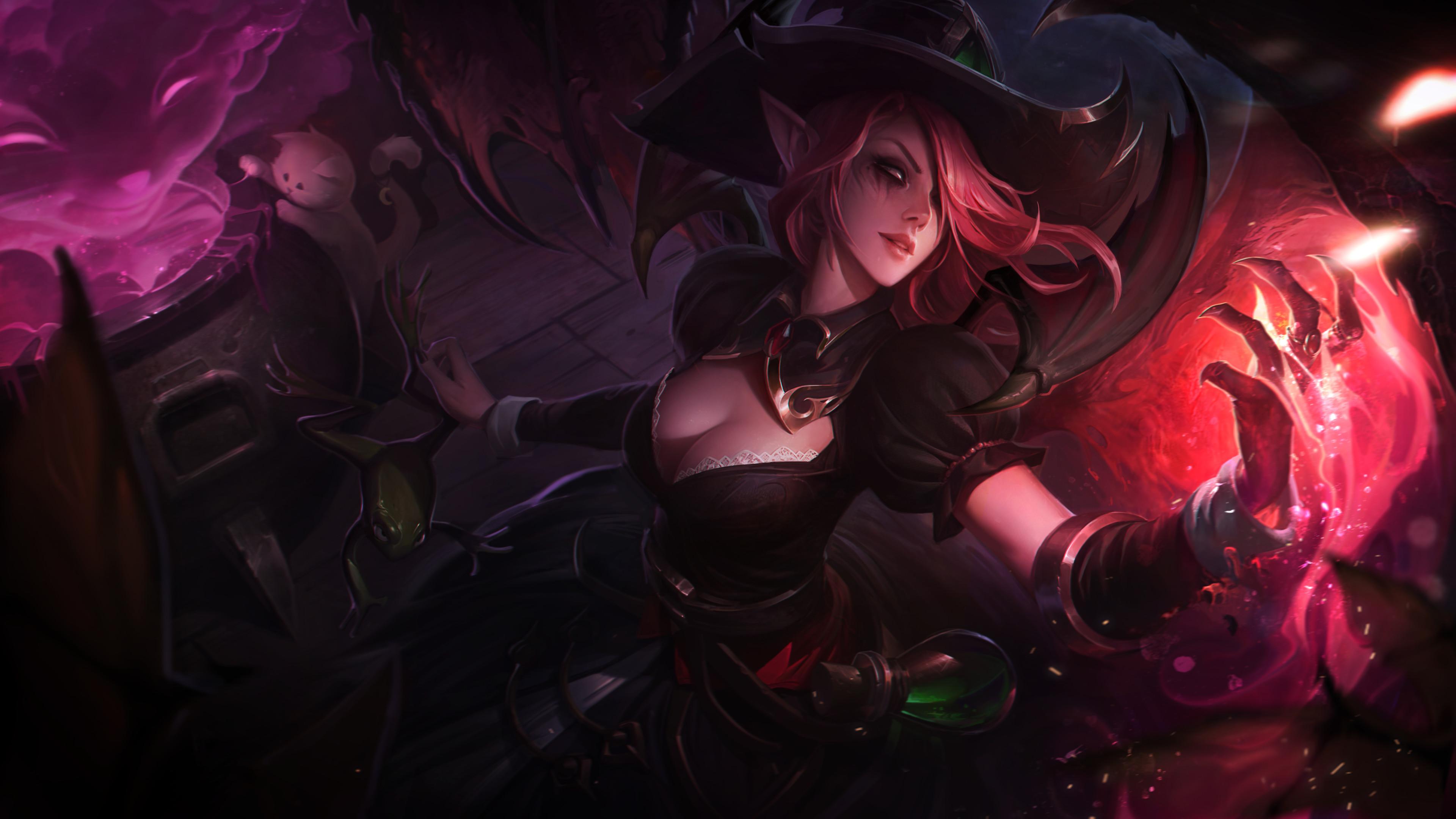 3840x2160 Wallpaper 4k Morgana League Of Legends Wallpaper