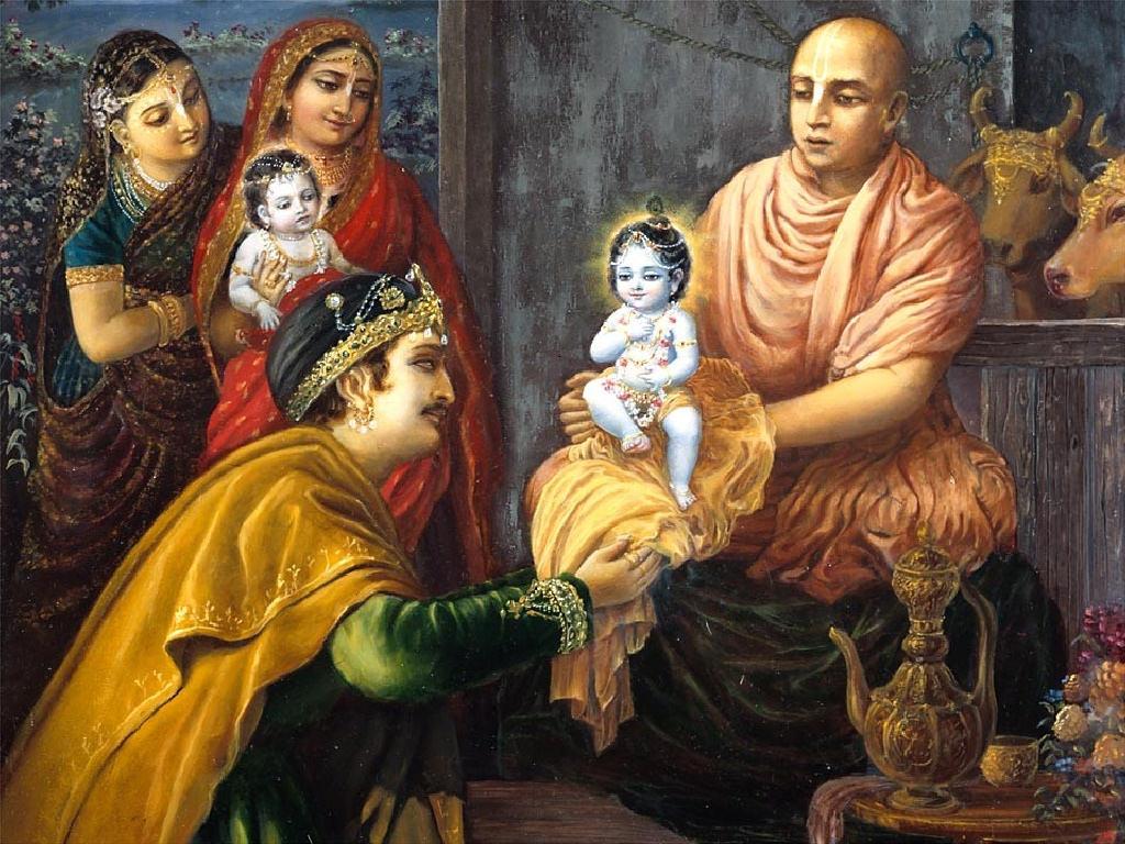 1024x768 Lord Krishna Leelas: The Birth of Krishna