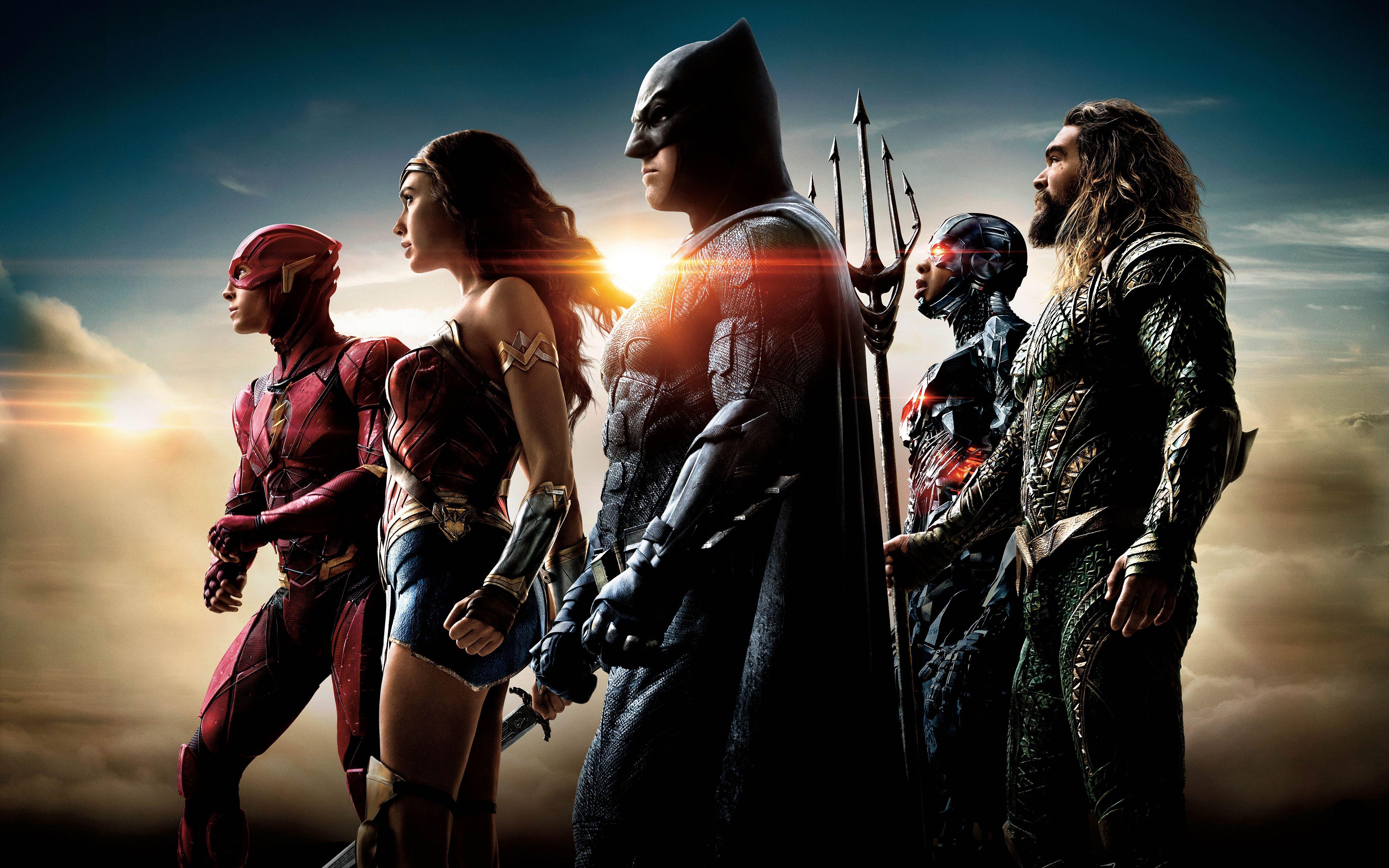 4320x2700 justice league, #super heroes, #batman, #cyborg, #wonder woman