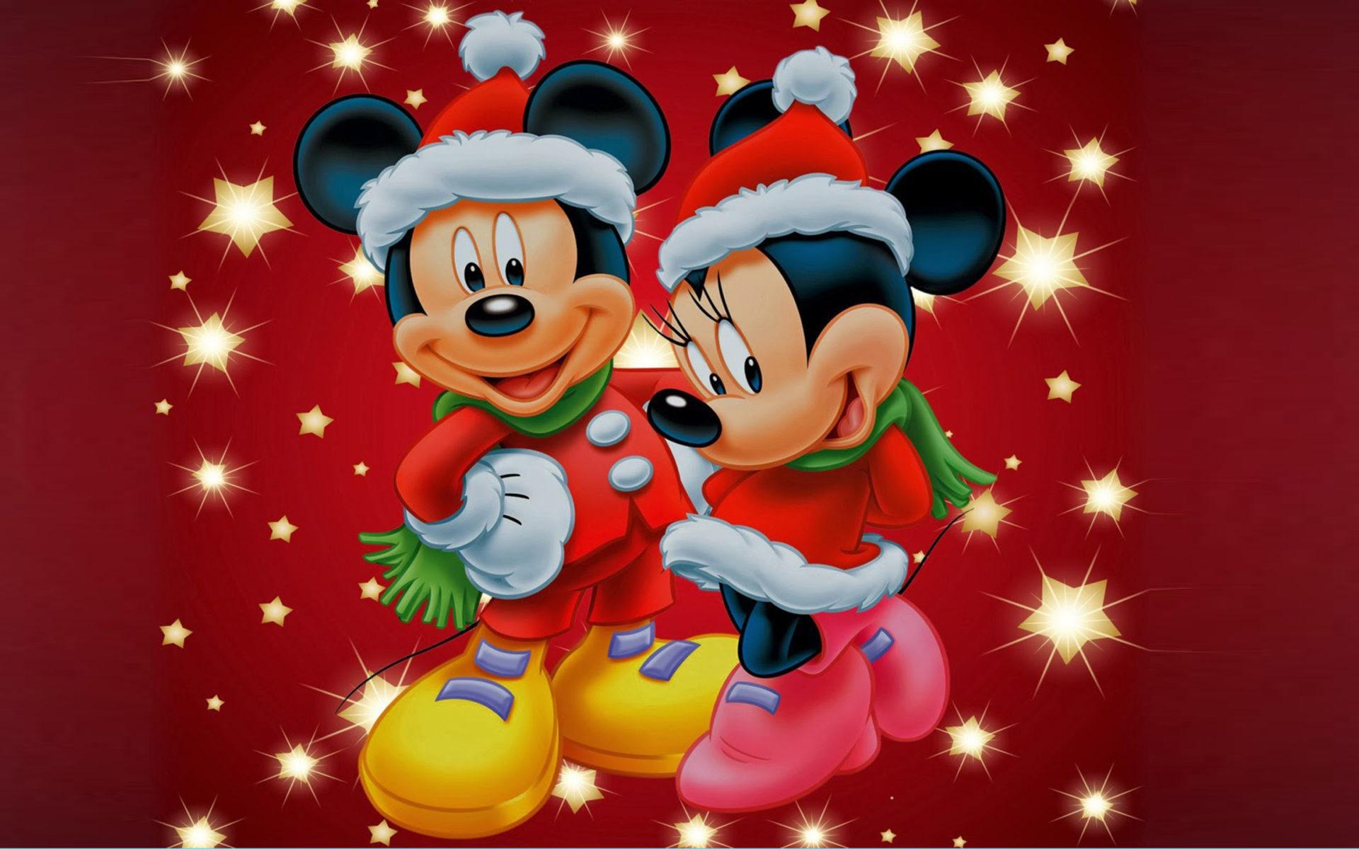 1920x1200 Mickey And Minnie Mouse Christmas Theme Desktop Wallpaper HD For Mobile Phones And Laptops 3840x2160 :