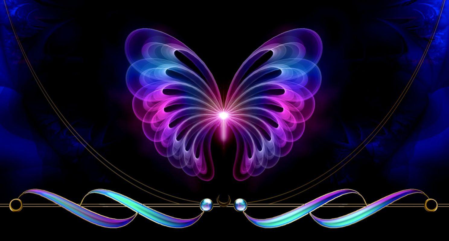 Purple Butterfly Abstract Wallpapers - Top Free Purple Butterfly ...