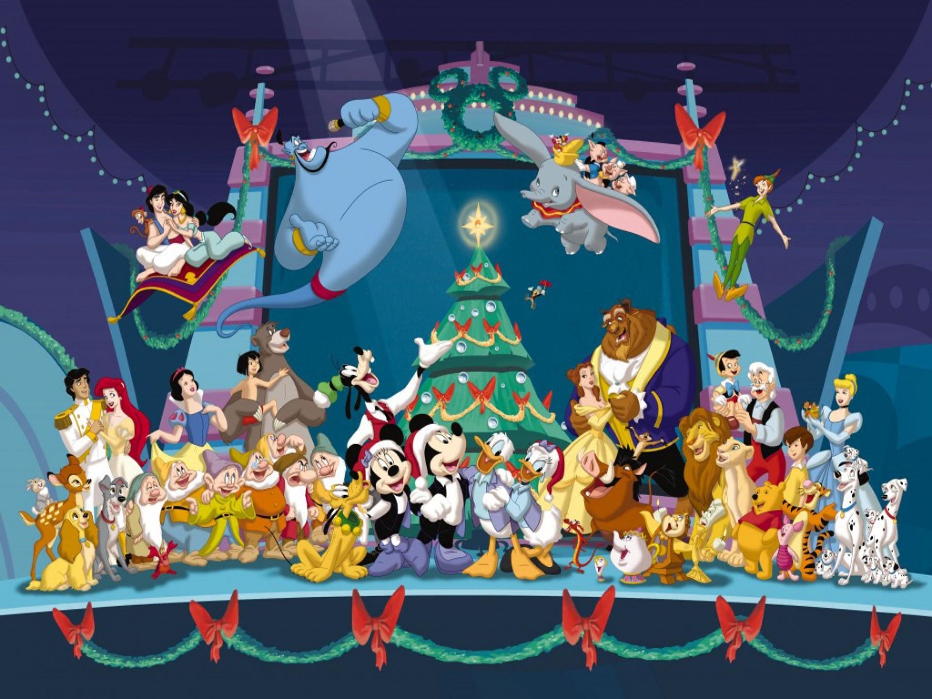 1920x1440 1920x 62979 Disney Characters Christmas Wallpaper's Magical Christmas Snowed In At The House Of