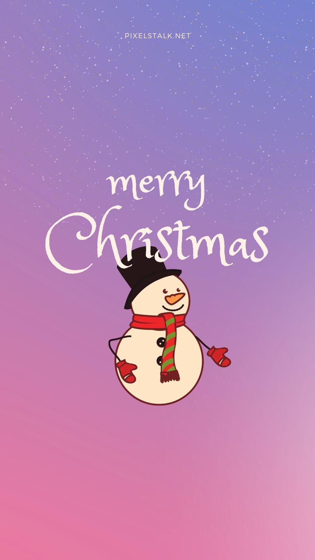 1080x1920 Pink Christmas iPhone Wallpaper