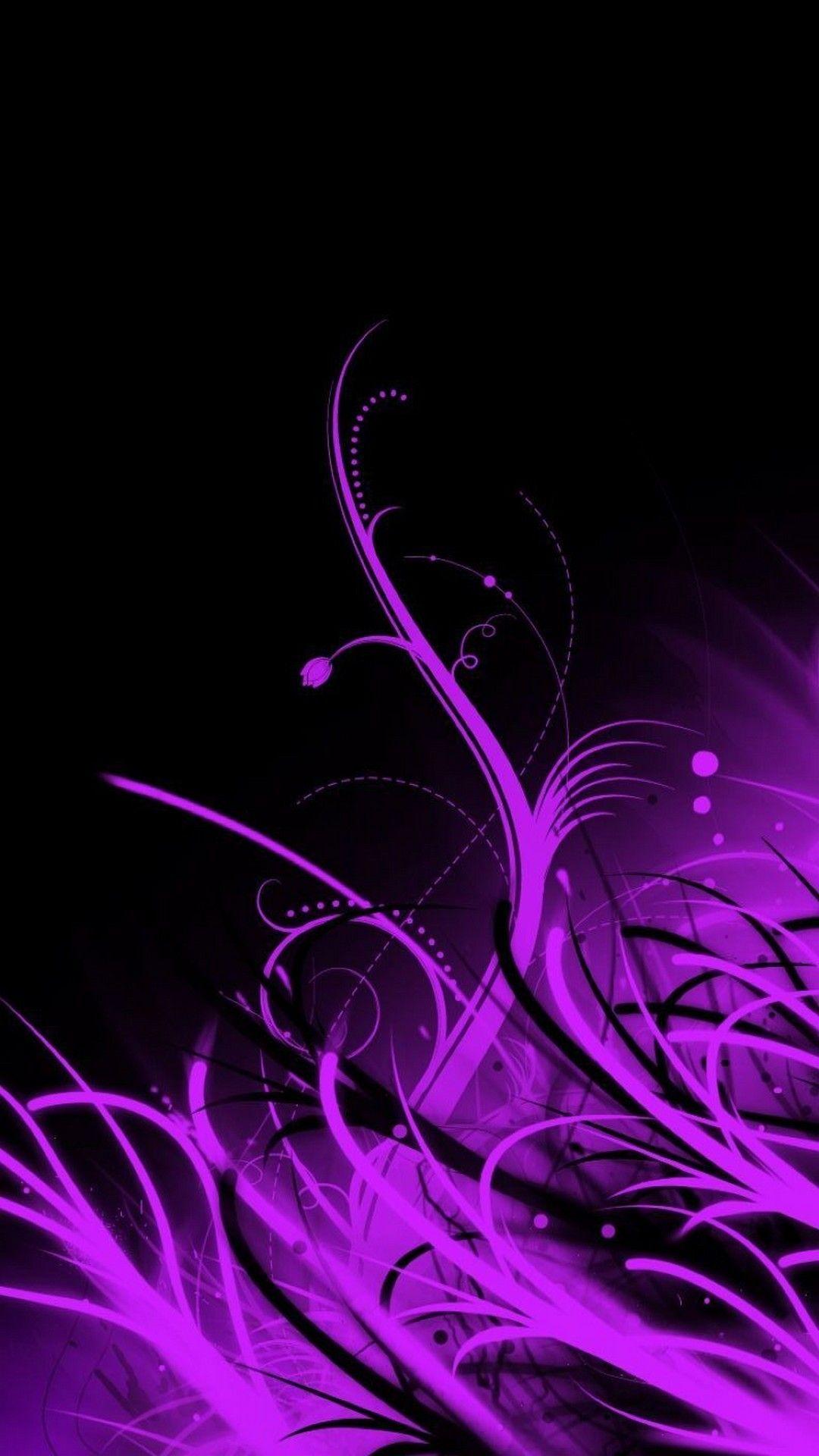 1080x1920 Purple Butterfly Wallpaper