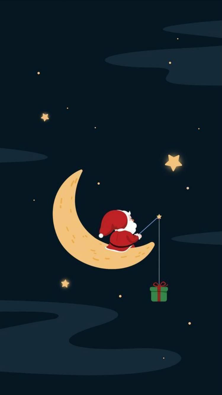 750x1332 Gorgeous And Cute Christmas Wallpaper For Your IPhone Fashion Lifestyle Blog