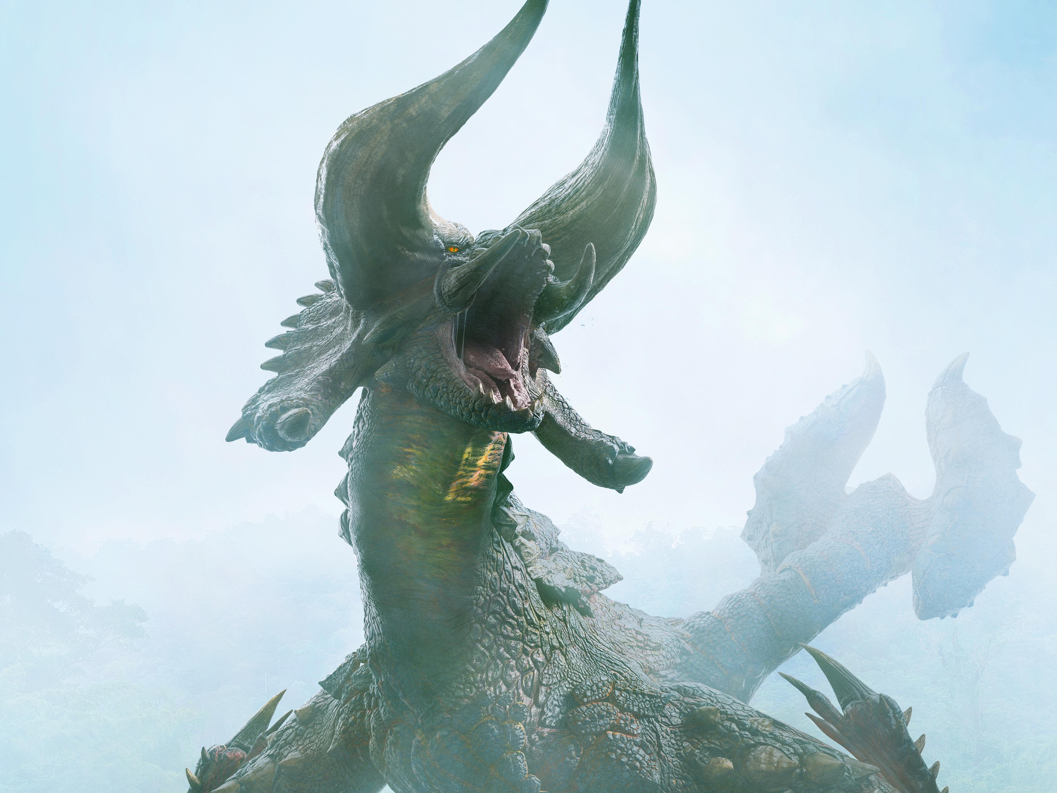 3543x2657 Download Black Diablos (Monter Hunter) Movie Monster Hunter (Movie) Monster Hunter HD Wallpaperx2657