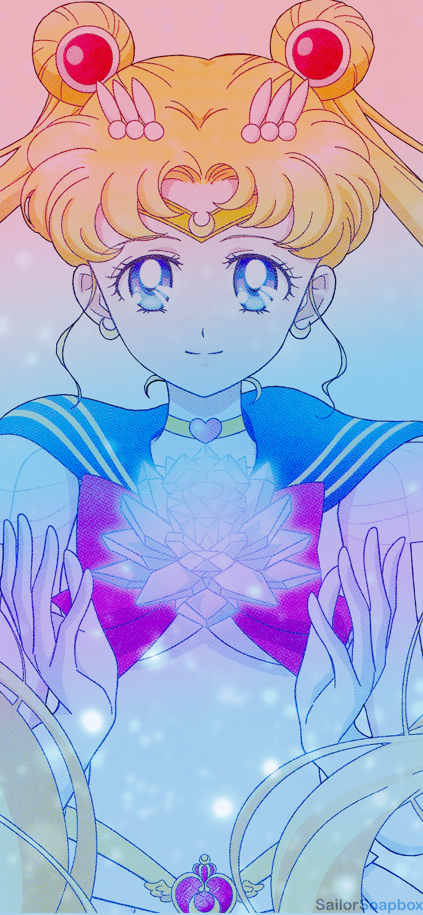 828x1792 Sailor Moon Crystal Wallpaper