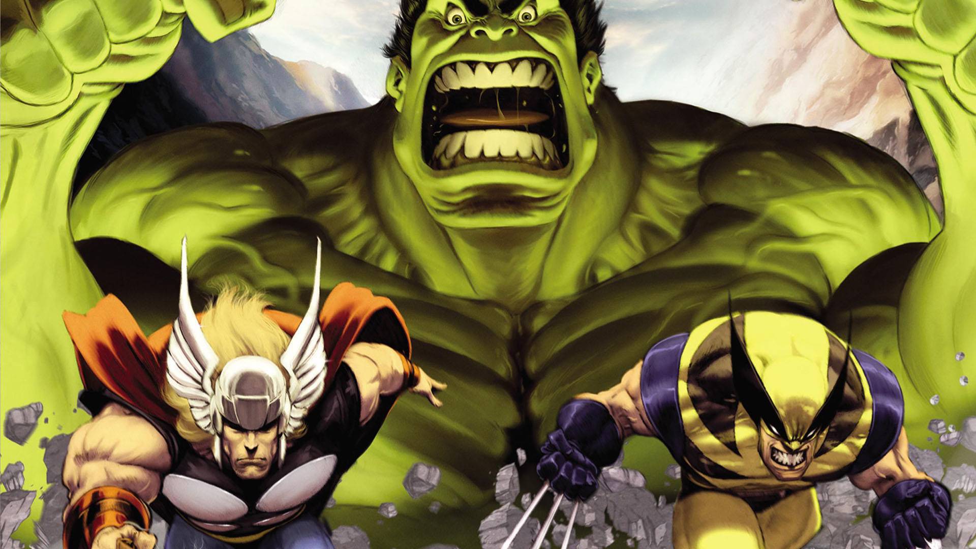 1920x1080 Hulk vs Wallpaper. Naruto vs Sasuke