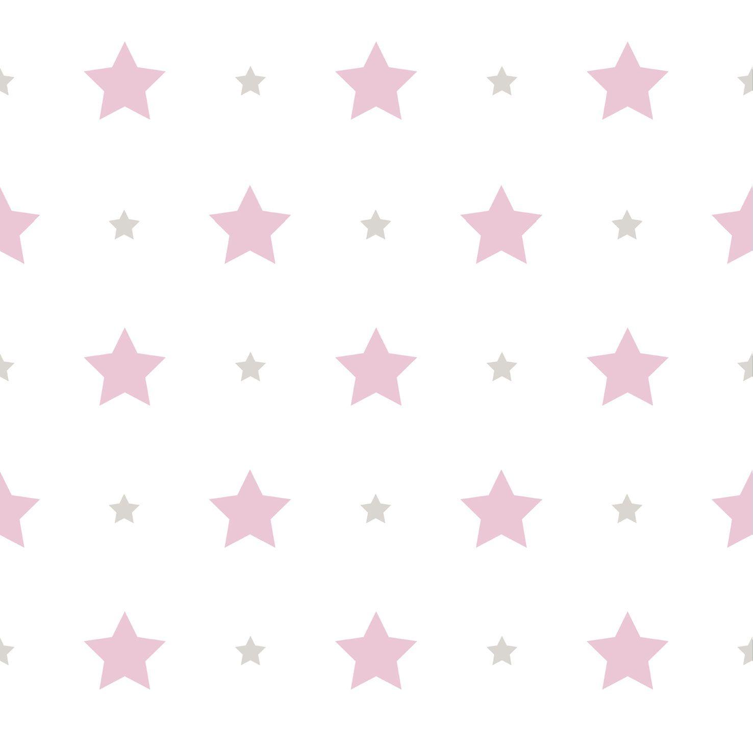 1476x1476 Pink Stars Wallpaper