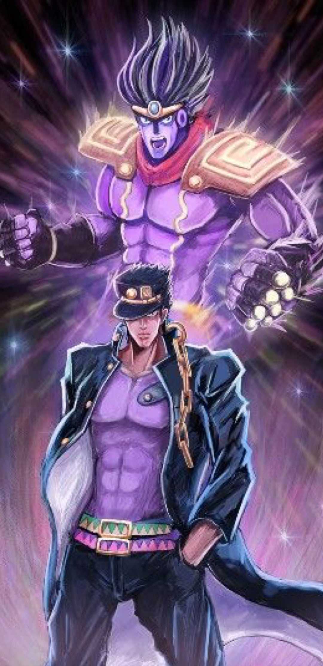 1080x2224 Star Platinum Wallpaper