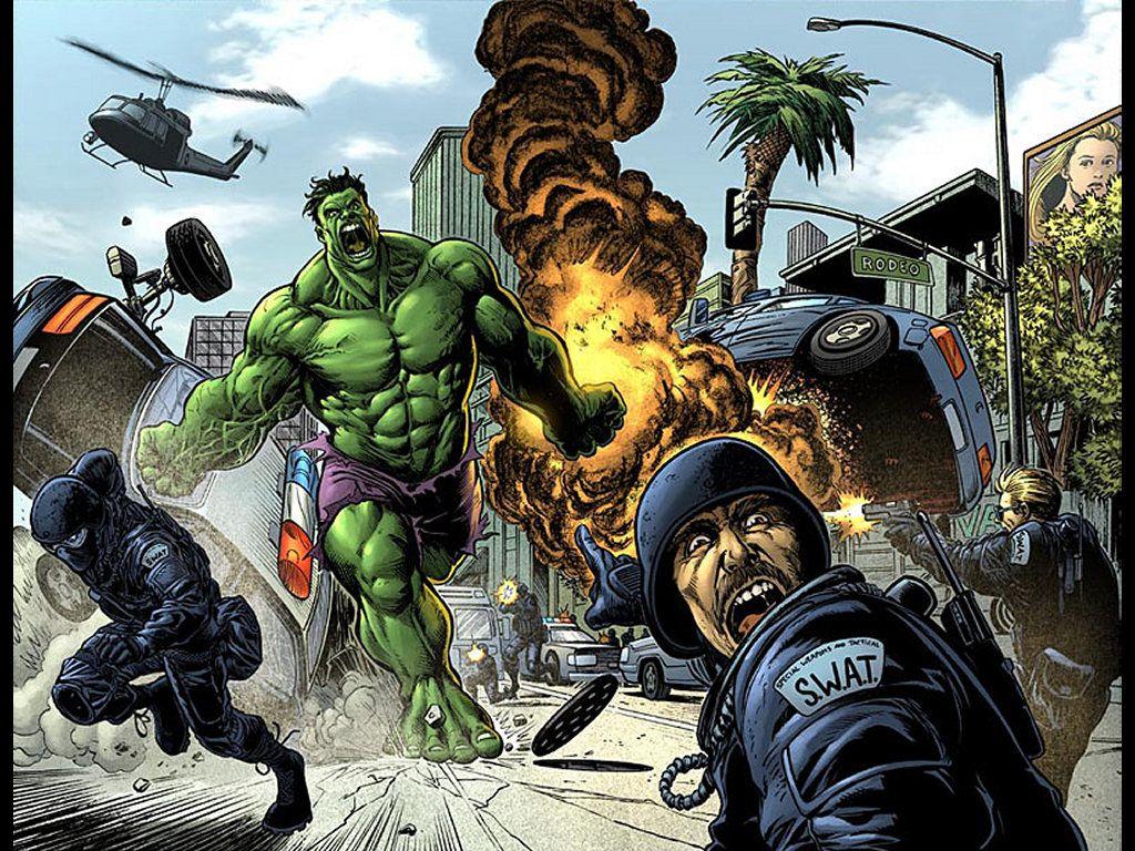 1024x768 Hulk Spiderman Wallpaper