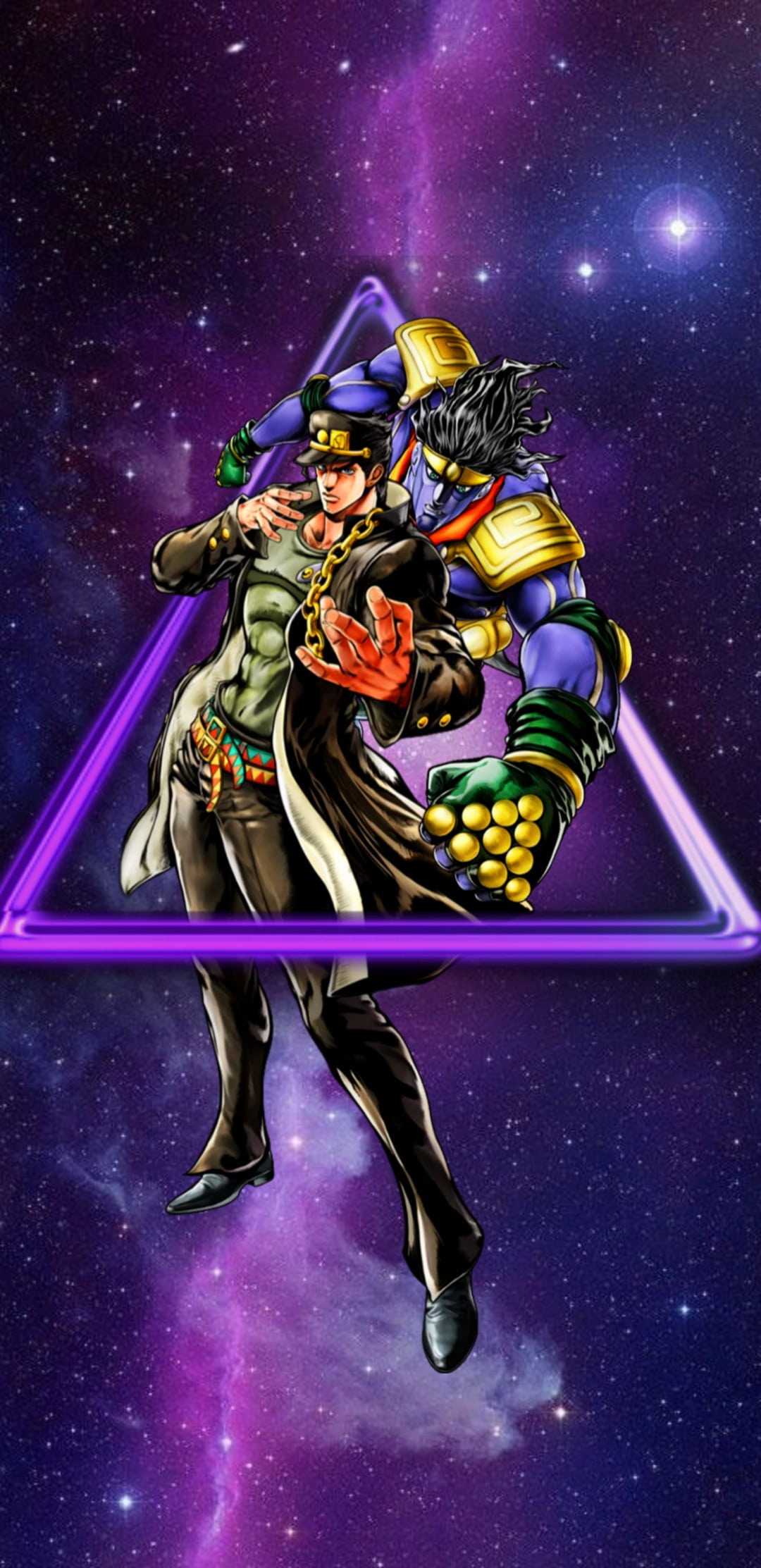 1080x2225 Star Platinum Jotaro Kujo Wallpaper