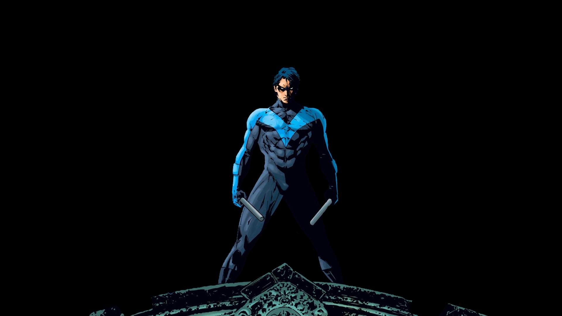 1920x1080 Nightwing Minimal Art 1080P Laptop Full HD Wallpaper, HD Superheroes 4K Wallpaper, Image, Photo and Background
