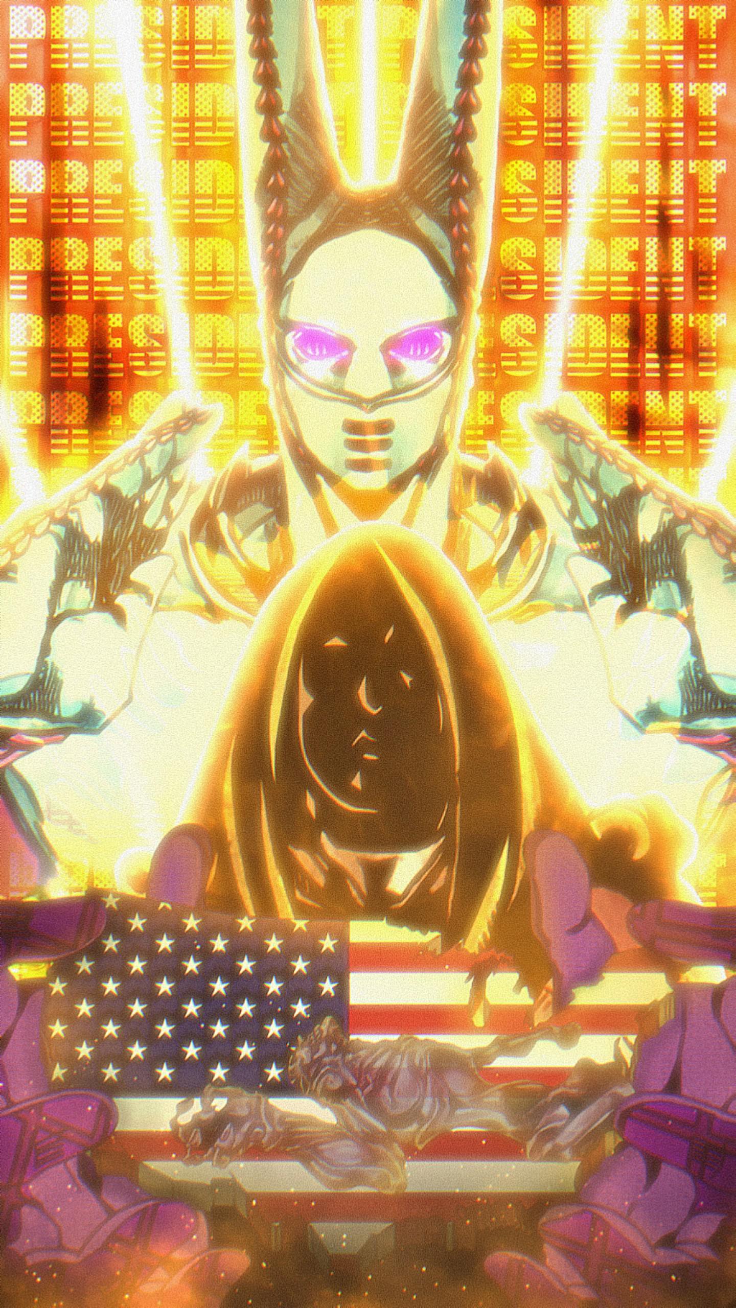 1440x2560 Fanart Funny Valentine and D4C Wallpaper. Follow me on insta (atanasml_edits)
