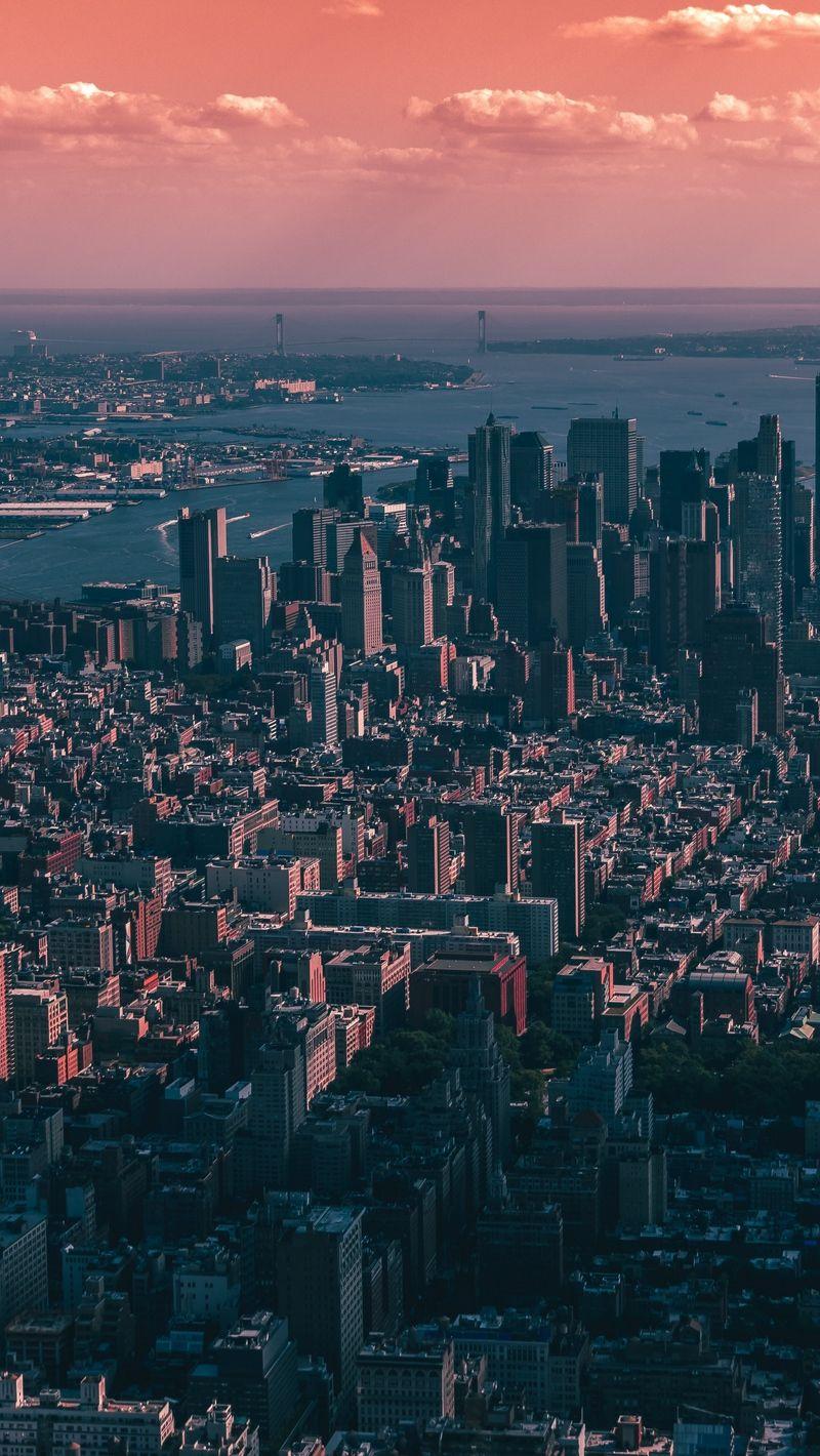 800x1420 Download wallpaper 800x1420 new york, usa, skyscrapers, sky iphone