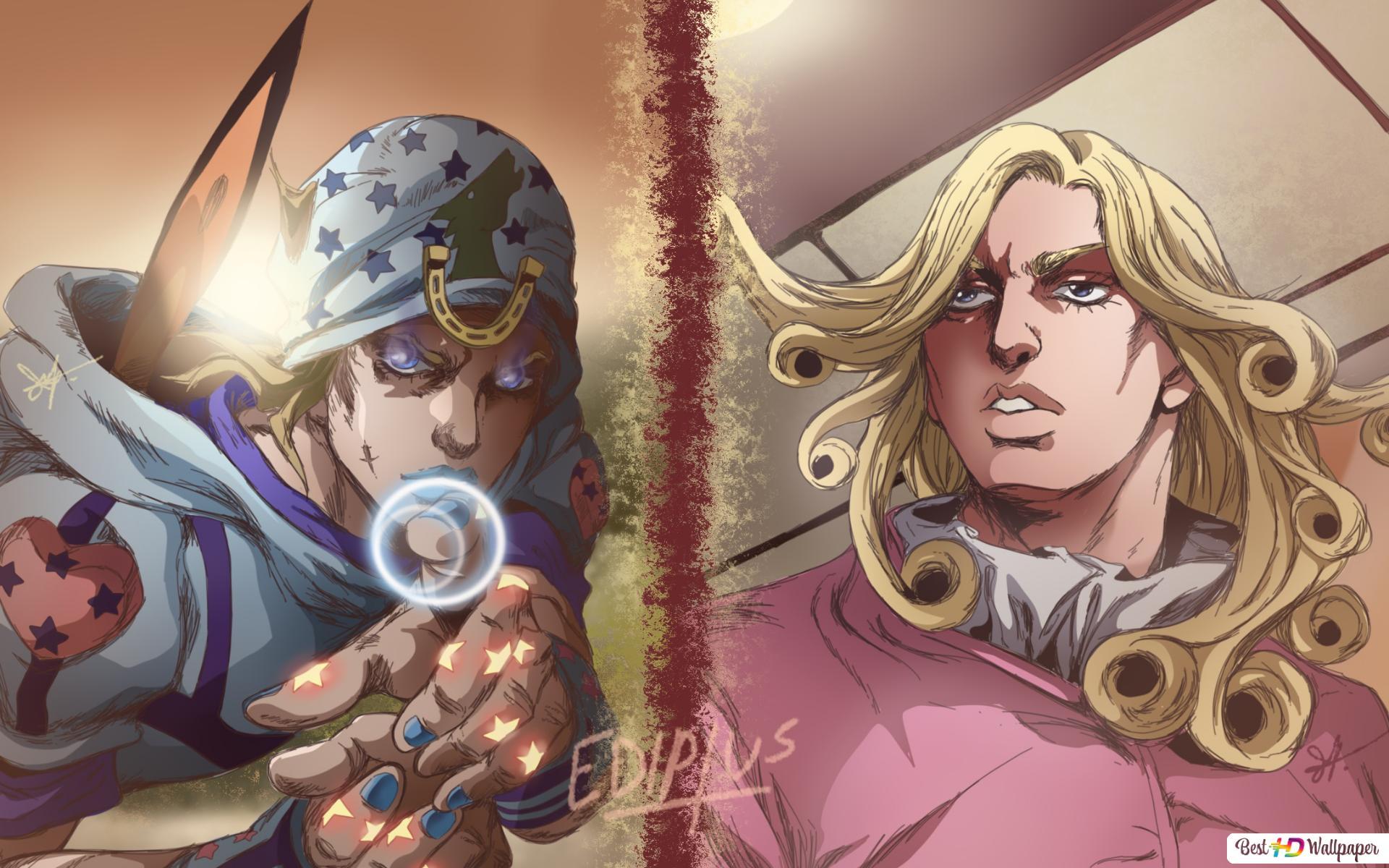 1920x1200 Johnny Joestar Vs Funny Valentine HD wallpaper download