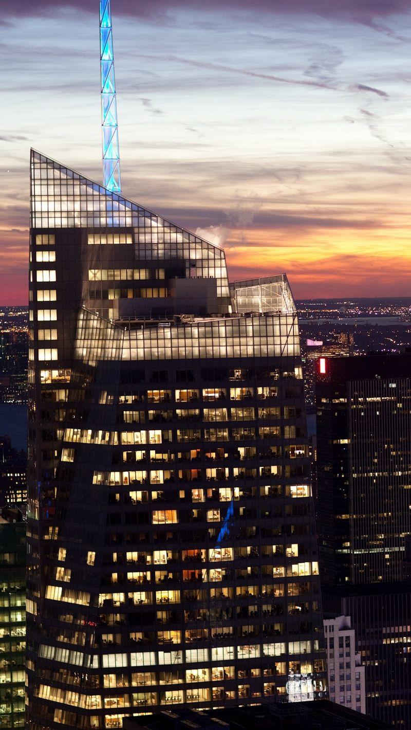 800x1420 Download wallpaper 800x1420 city, new york, manhattan, usa, bank