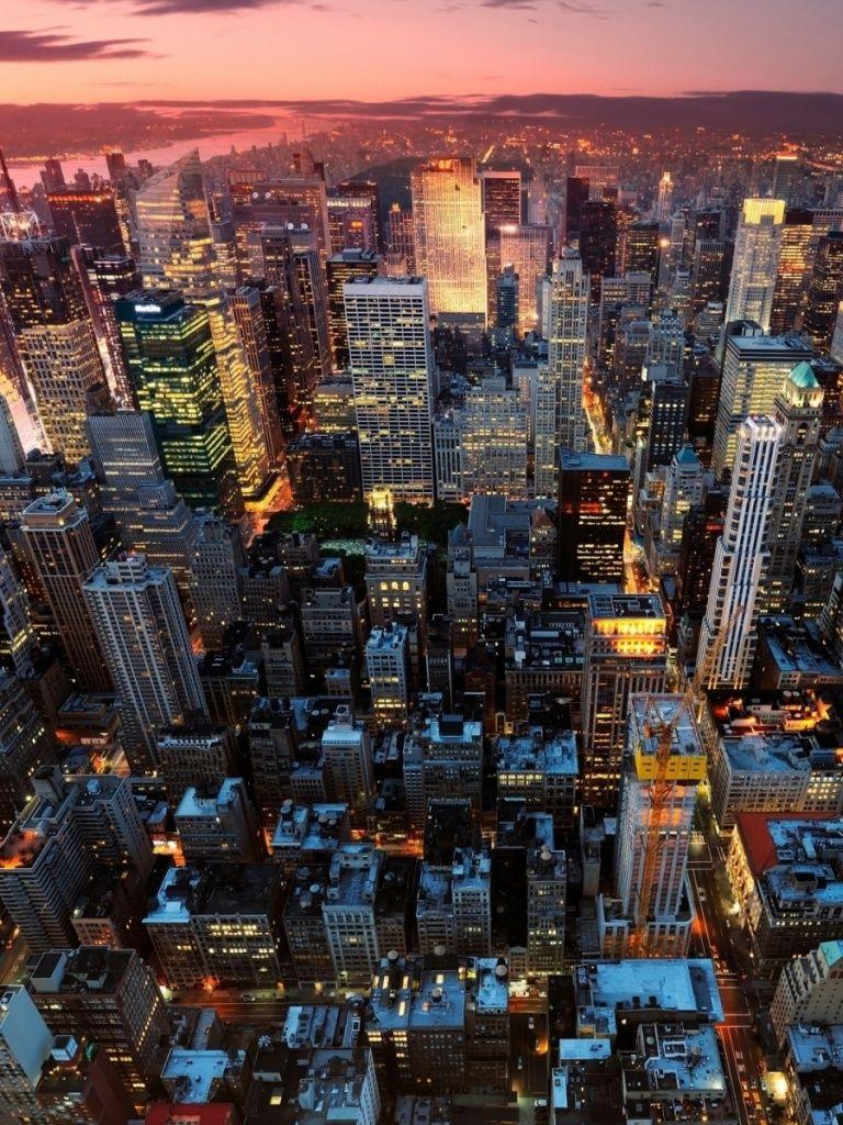 768x1024 New York City Skyline iPad mini wallpaper