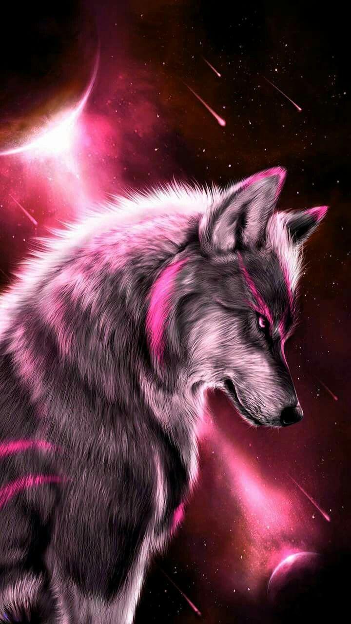 720x1280 Unicorn Galaxy Wolf Wallpaper
