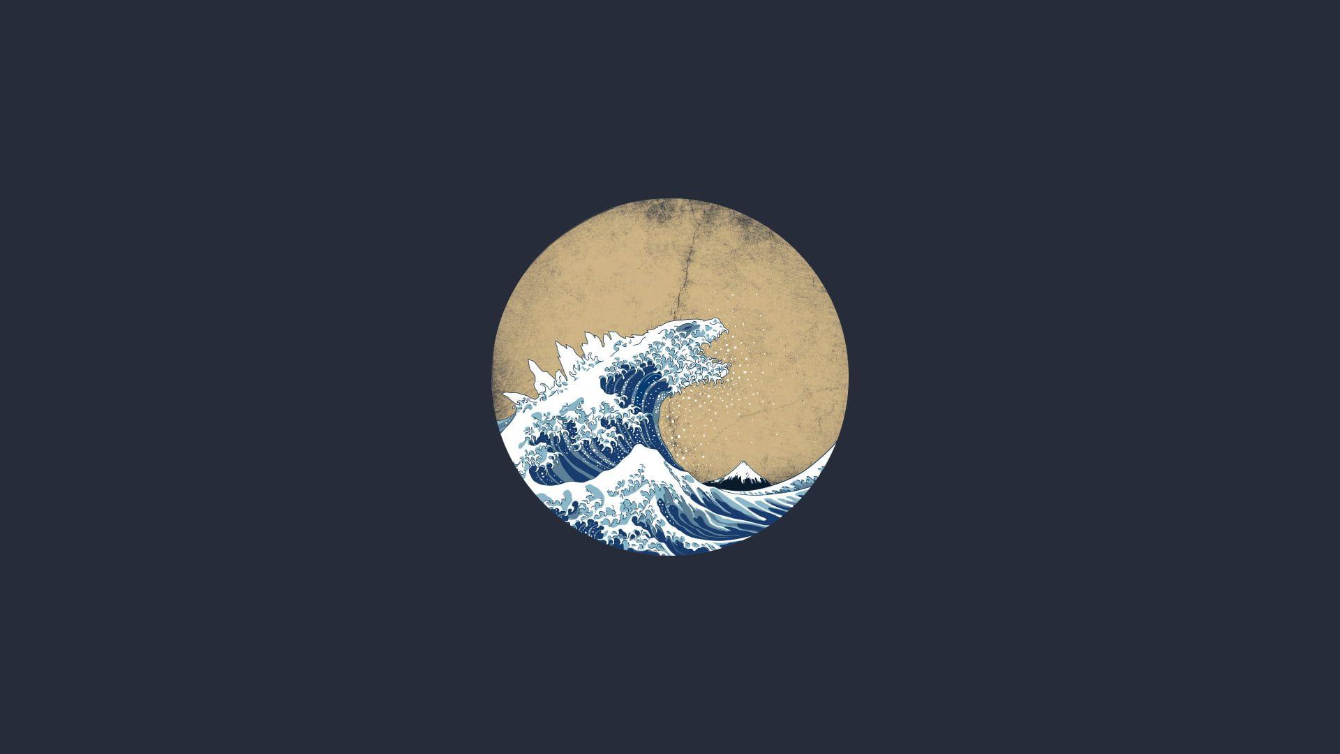 1920x1080 Aesthetic Waves Desktop Wallpaper