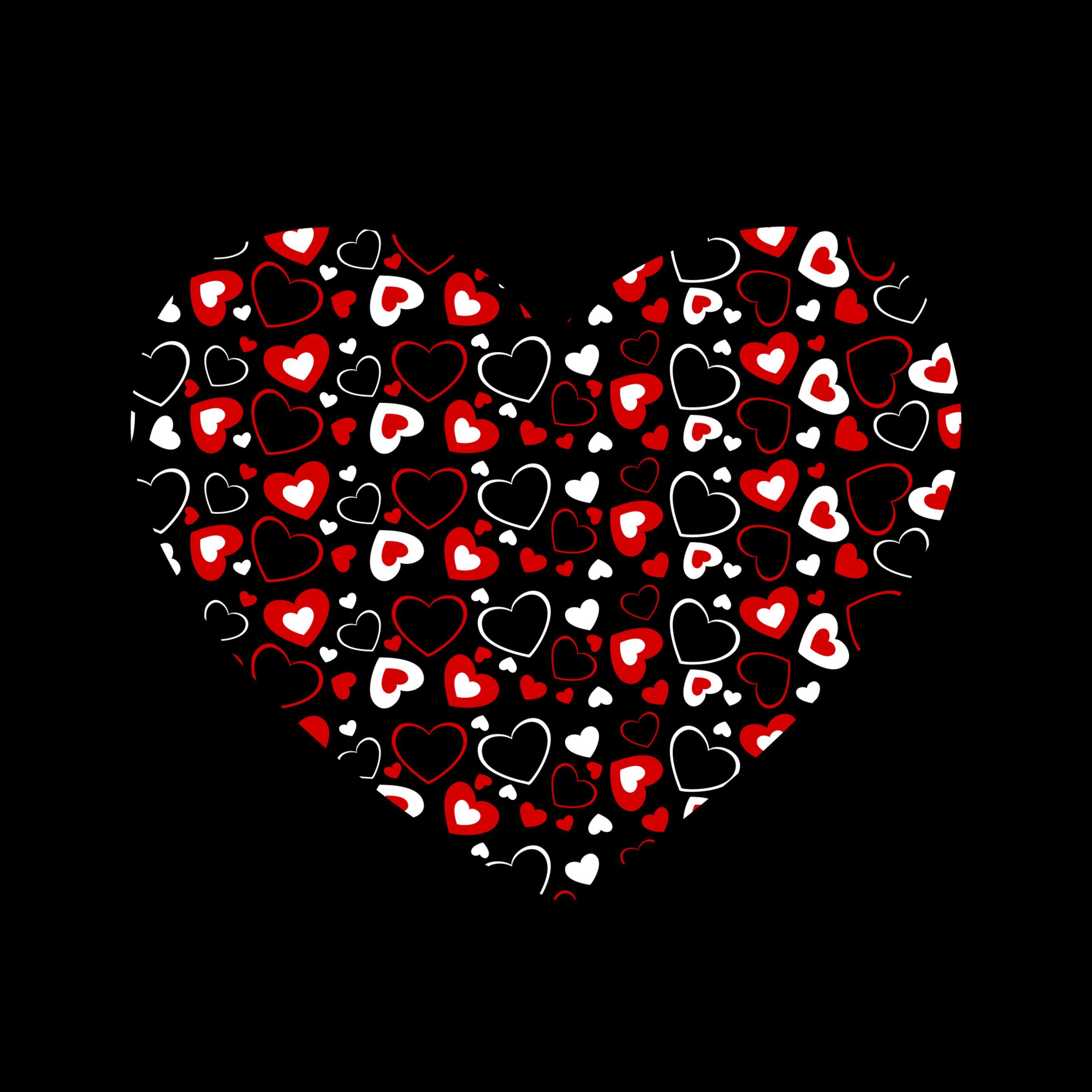 2780x2780 Download wallpaper 2780x2780 heart, hearts, art, dark, love ipad air, ipad air ipad ipad ipad mini ipad mini ipad mini ipad pro 9.7 for parallax HD background