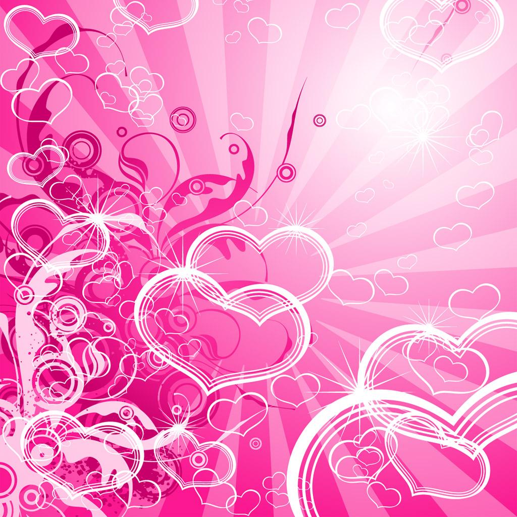 1024x1024 Free download Vector Abstract Pink Hearts Layout iPad Wallpaper Background [1024x1024] for your Desktop, Mobile & Tablet. Explore Pink Heart Wallpaper. Heart Background Wallpaper, Heart Wallpaper, Cute Heart Wallpaper