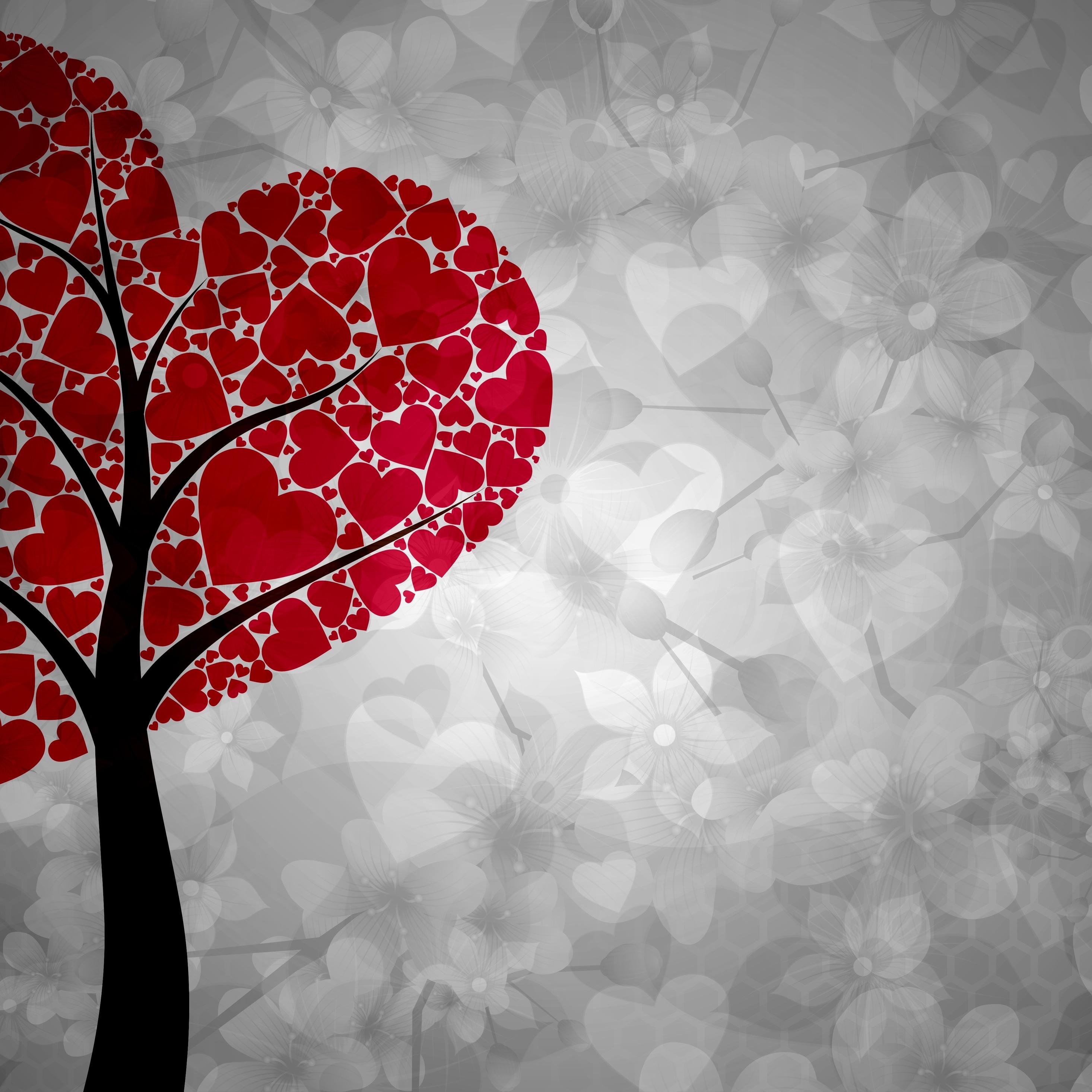 2932x2932 Artistic Heart Tree iPad Pro Retina Display HD 4k Wallpaper, Image, Background, Photo and Picture