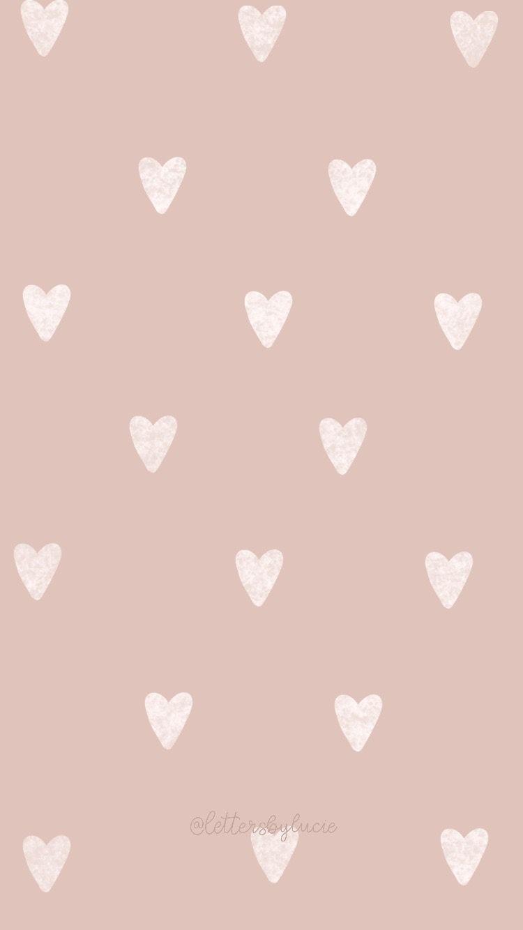 750x1334 Heart phone wallpaper, background, screensaver, lockscreen, homescreen, heart prints pi. Cute simple wallpaper, Pretty wallpaper iphone, Cute wallpaper for ipad