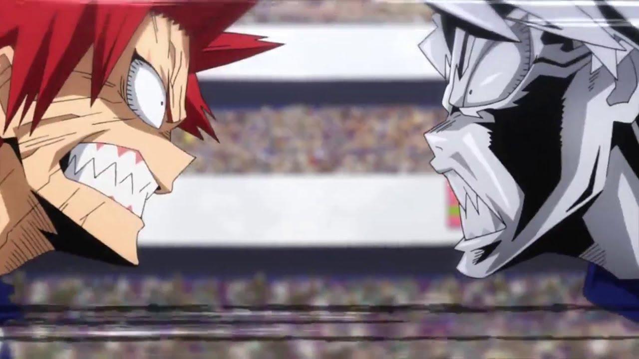1280x720 Kirishima vs Tetsutetsu. My Hero Academia