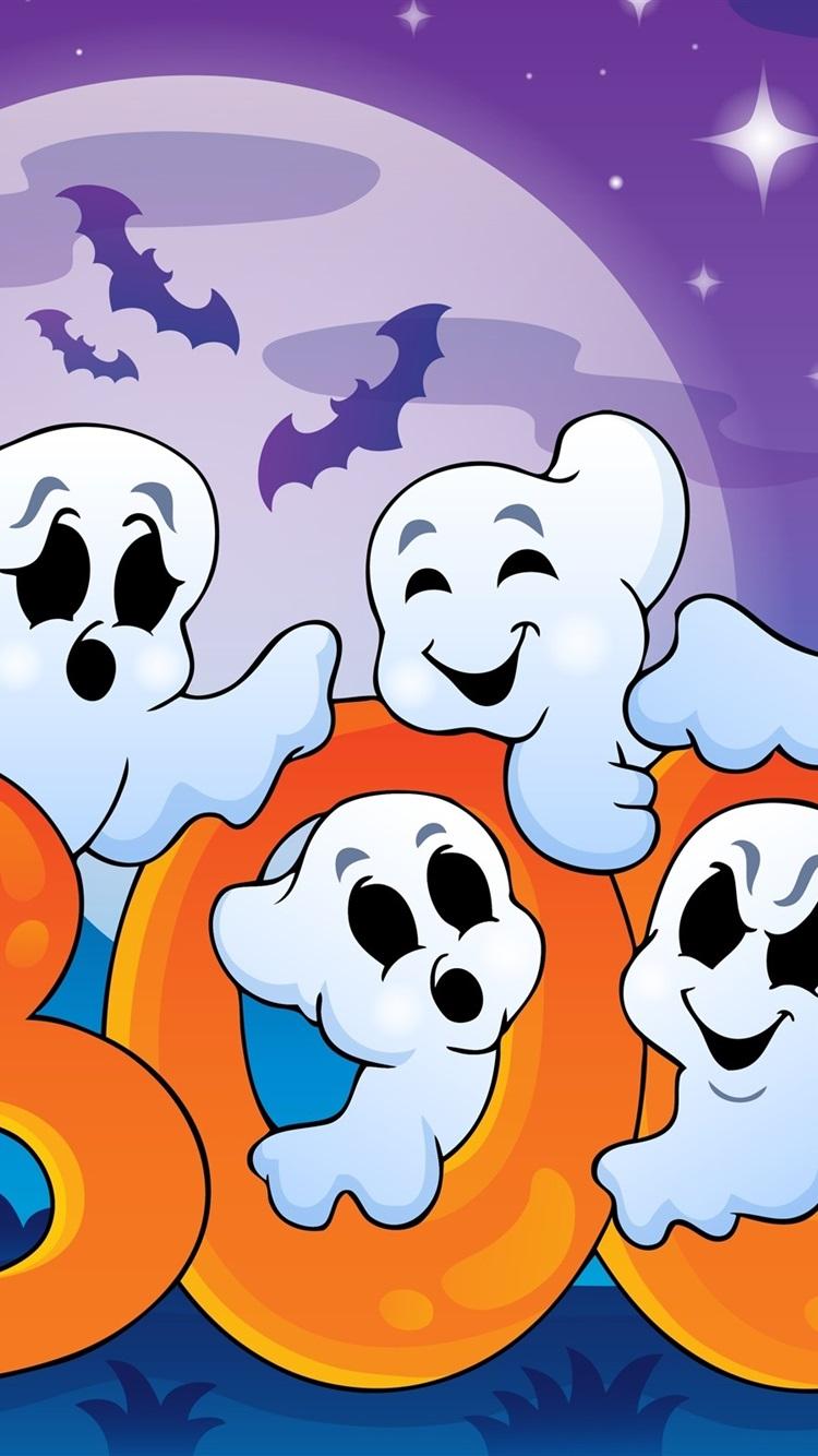 750x1334 iPhone Wallpaper Halloween, Funny Ghosts, Creepy House, Happy Halloween Quotes