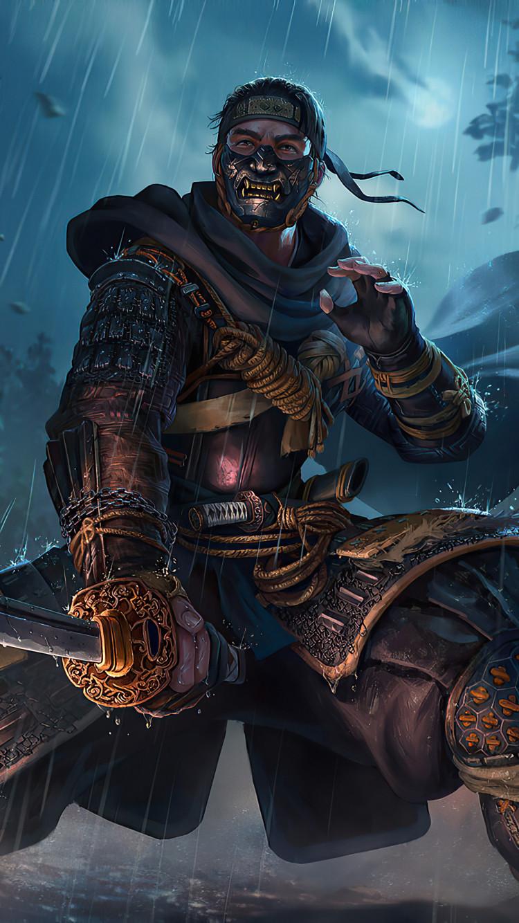 750x1334 Samurai Ghost of Tsushima iPhone iPhone 6S, iPhone 7 Wallpaper, HD Games 4K Wallpaper, Image, Photo and Background