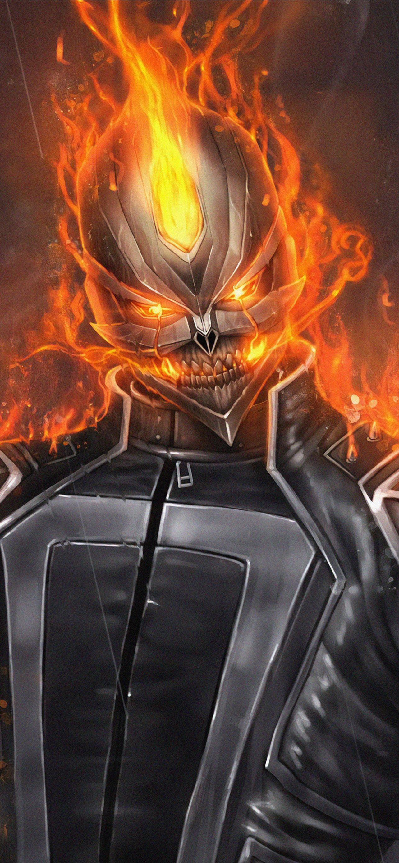 1284x2778 ghost rider fortnite iPhone Wallpaper Free Download