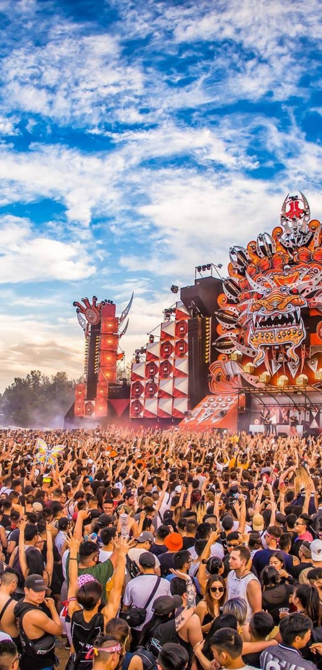 1080x2246 Download 1080x2246 Defqon.1 Festival, Edm Festival, 10th Anniversary, Qdance Wallpaper for Xiaomi Pocophone F Asus ZenFone 5Z