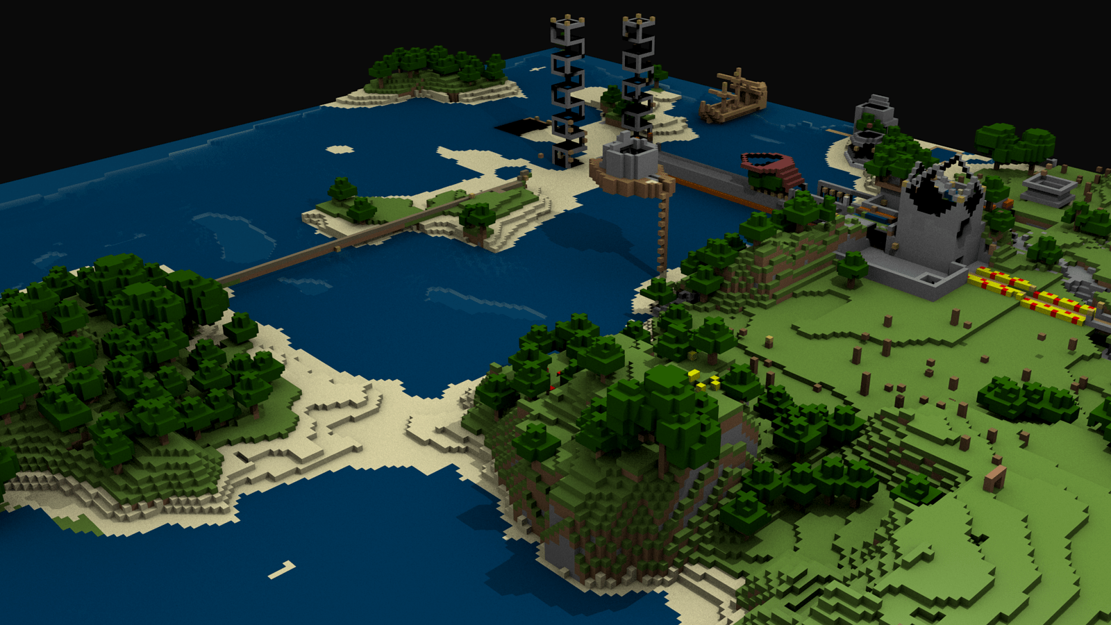 1600x900 HD Minecraft Wallpaper for Desktop
