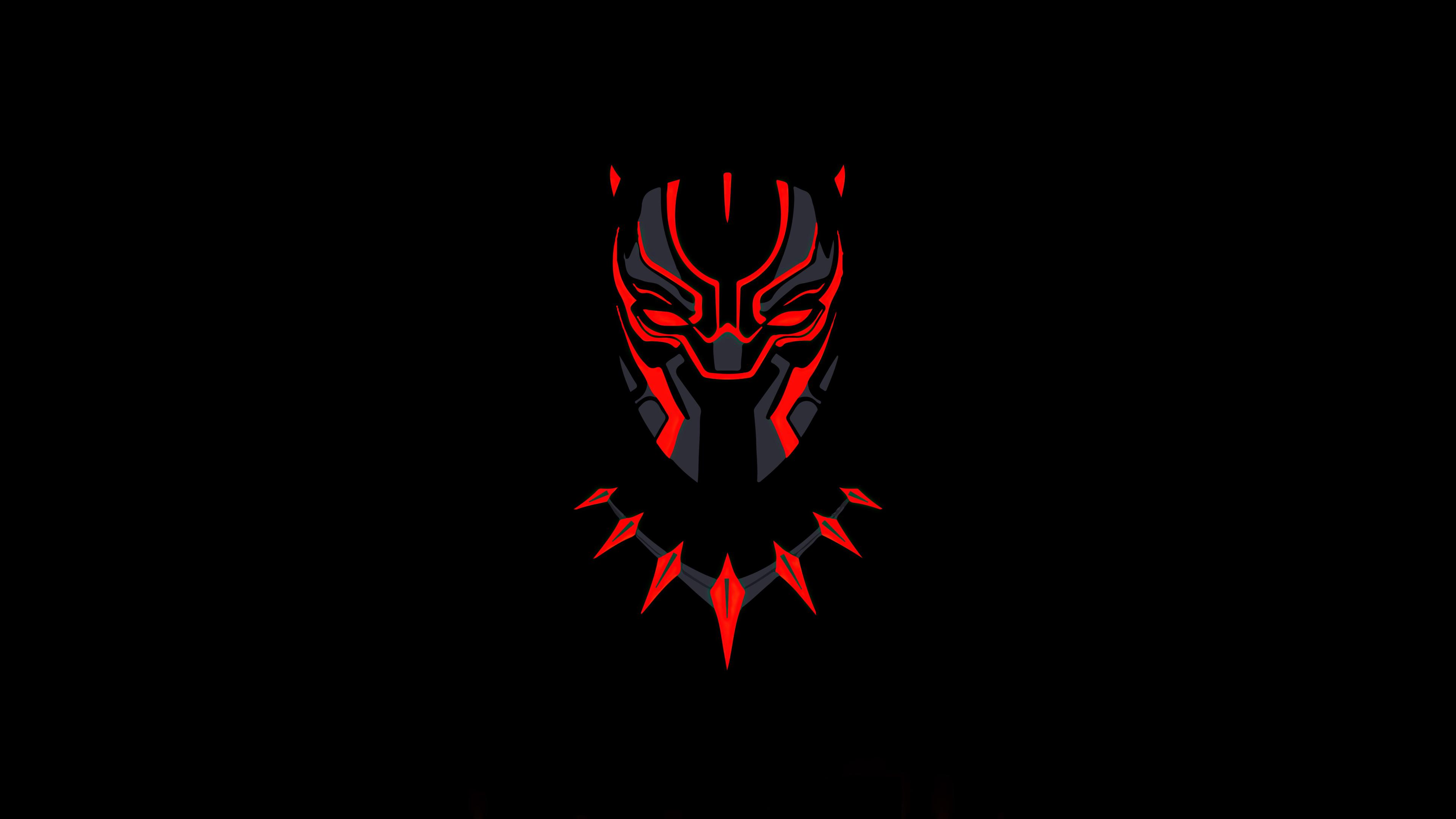 3840x2160 Black Panther 4k Dark 4K Wallpaper, HD Minimalist 4K Wallpaper, Image, Photo and Background