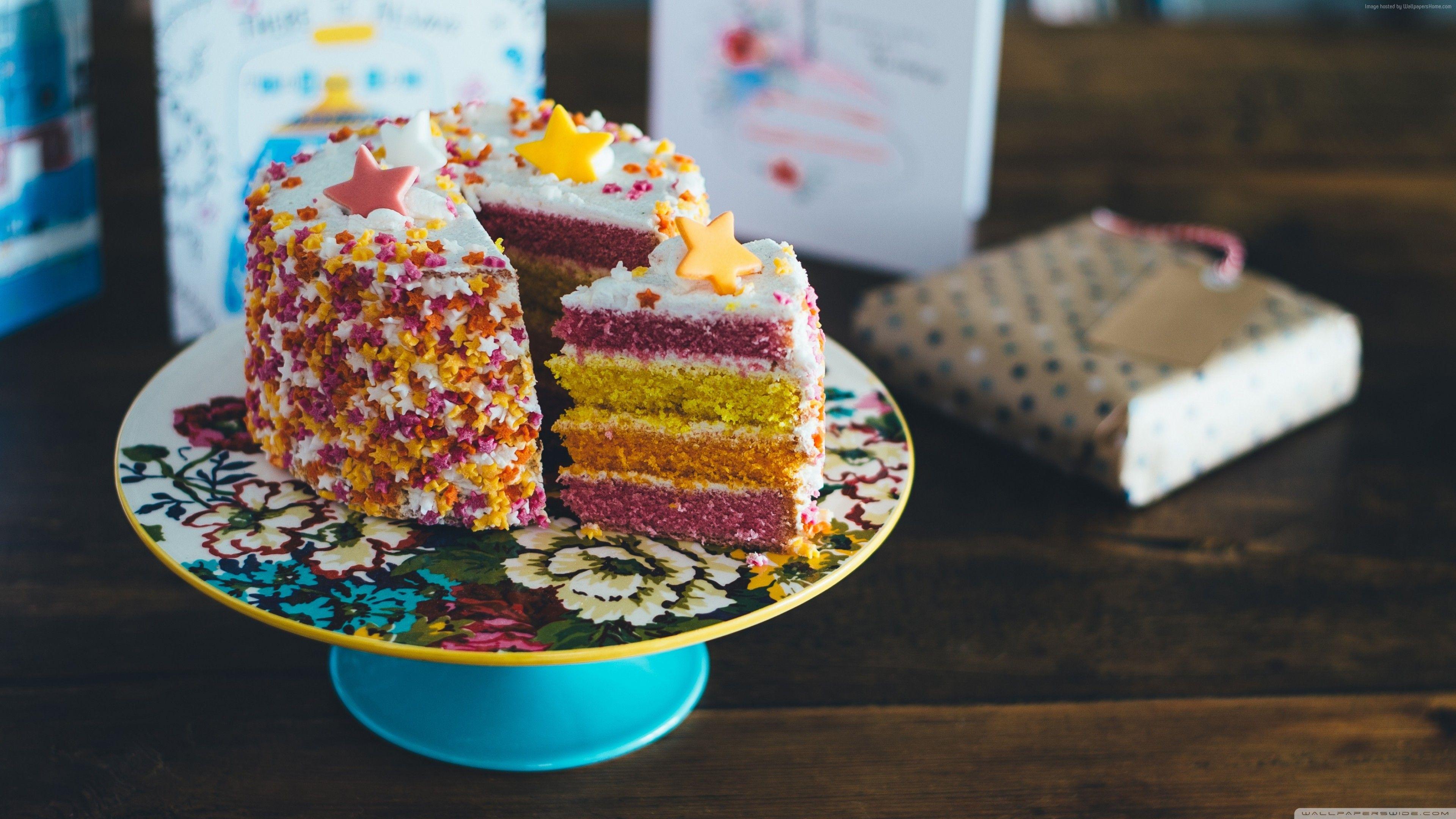 3840x2160 Wallpaper birthday cake, receipt, 4k, Food 4k, birthday cake