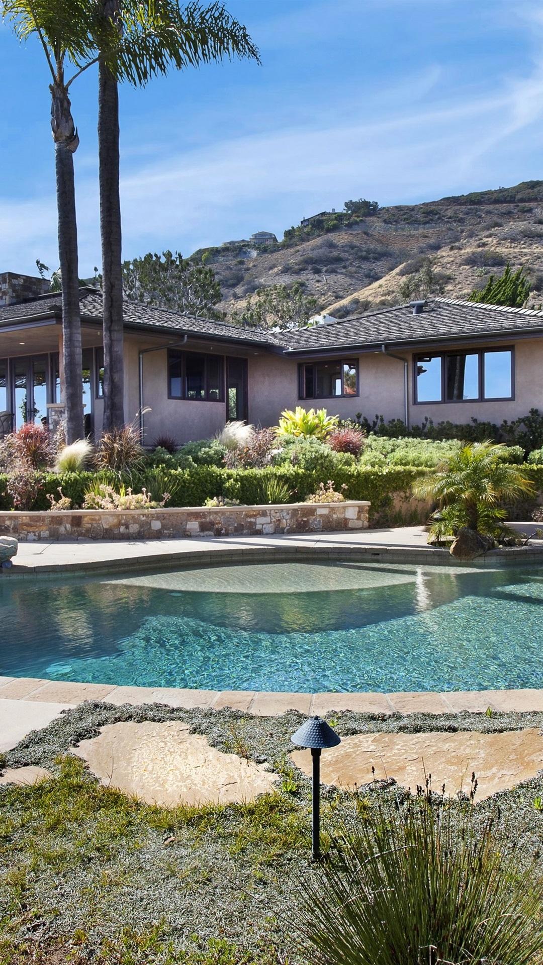 1080x1920 beach house wallpaper, property, swimming pool, house, home, real estate, resort, residential area, building, estate, design