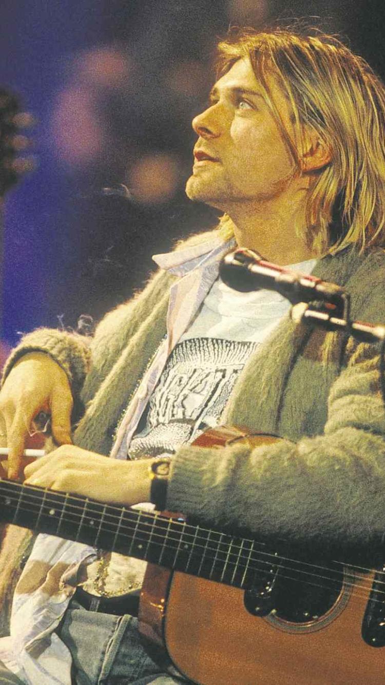 750x1334 Music Kurt Cobain