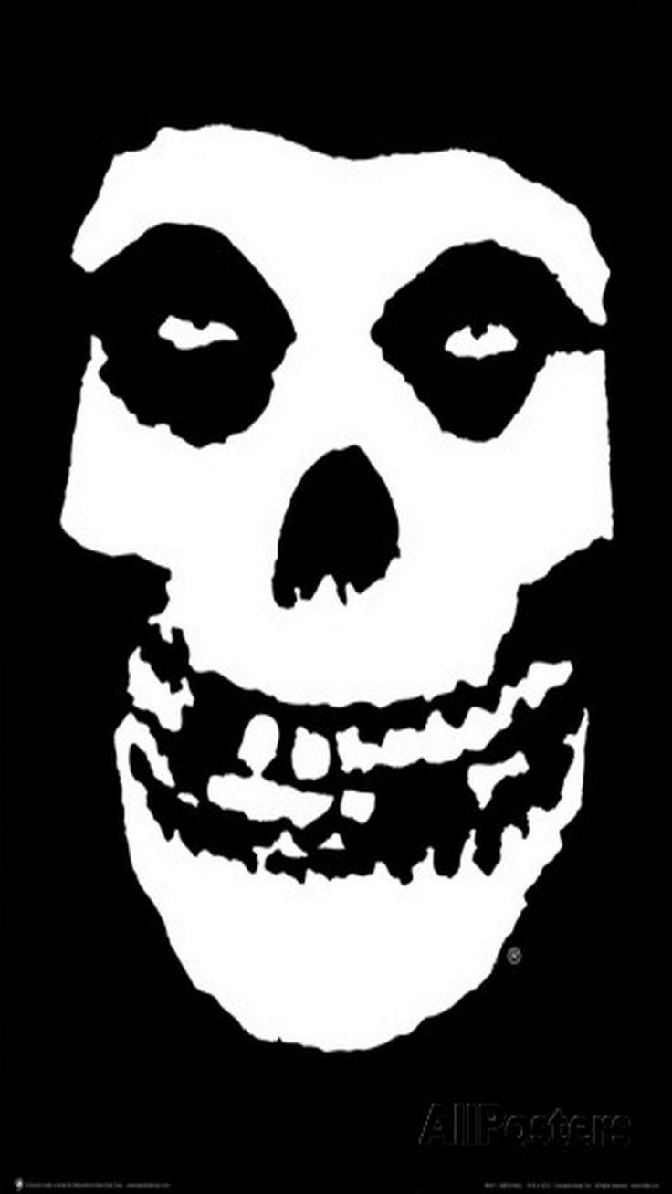 736x1308 TAP AND GET THE FREE APP! Hard Skull Black Misfits Punk Rock