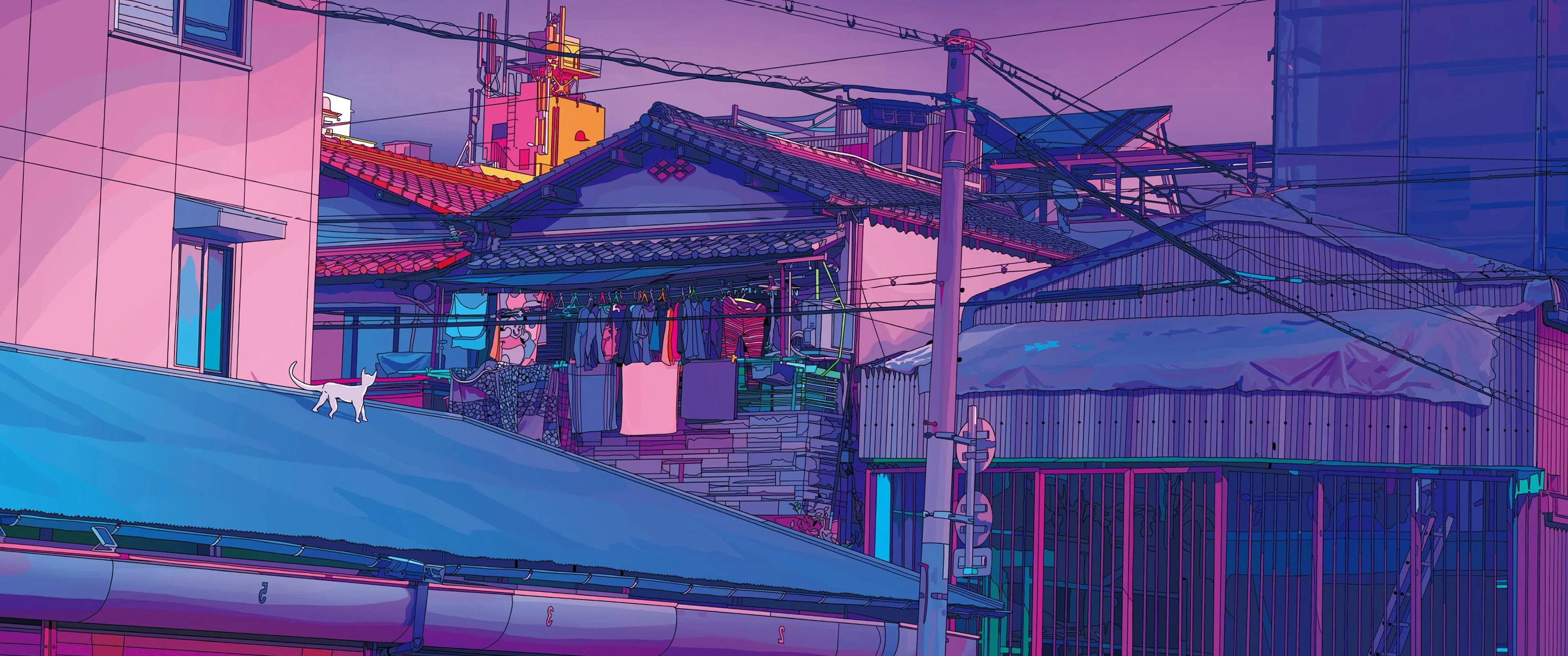 3440x1440 Aesthetic Tokyo (by mad.dog.jones) [3840x1920]