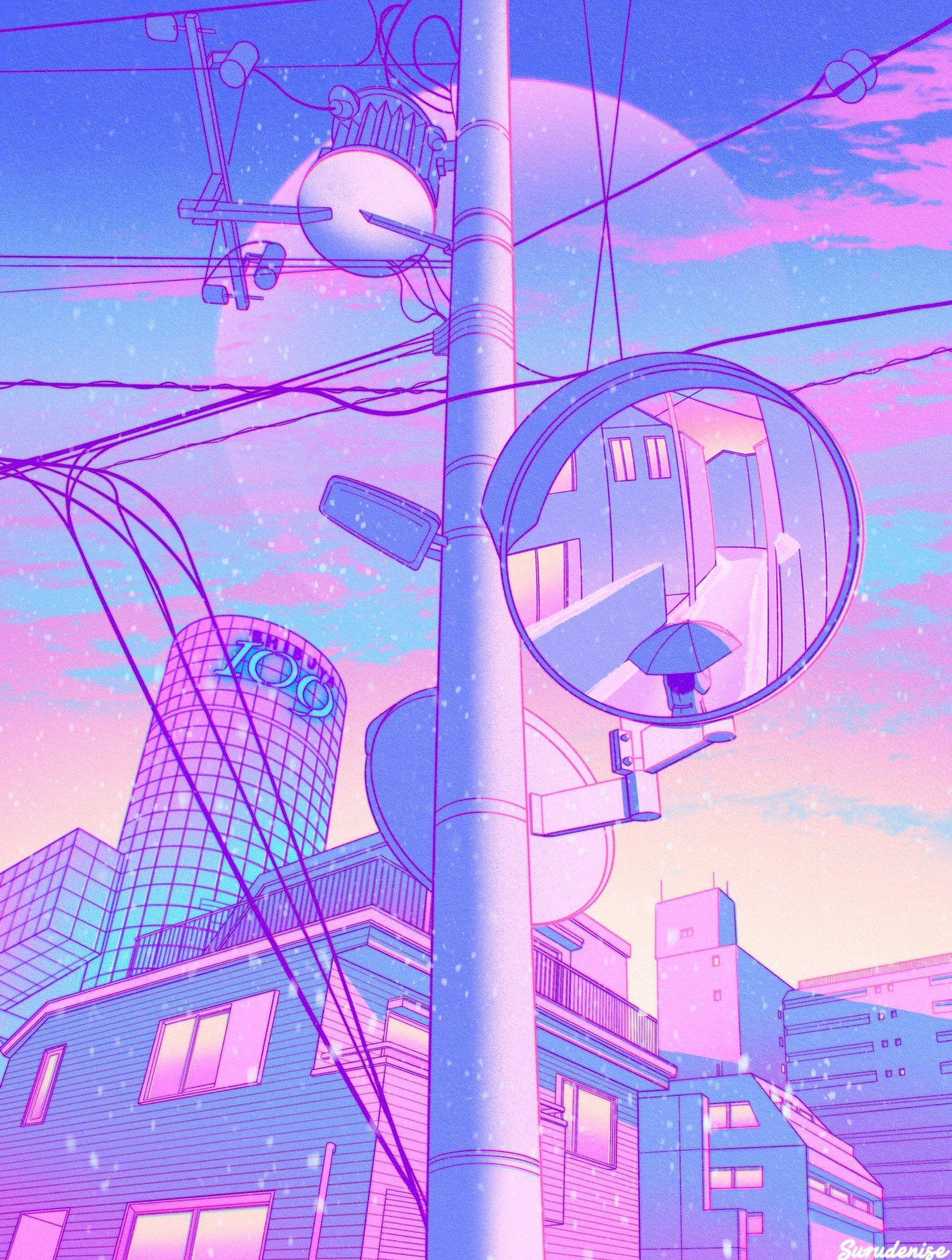 1548x2048 Pastel Japan ideas. purple aesthetic, anime scenery wallpaper, pastel aesthetic