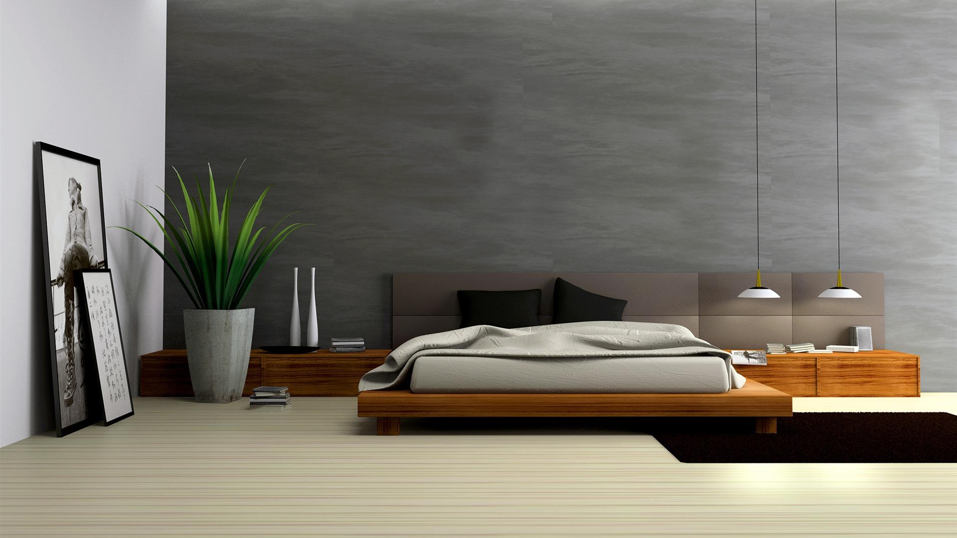1920x1080 Minimalist interior design theme HD Wallpaper 03
