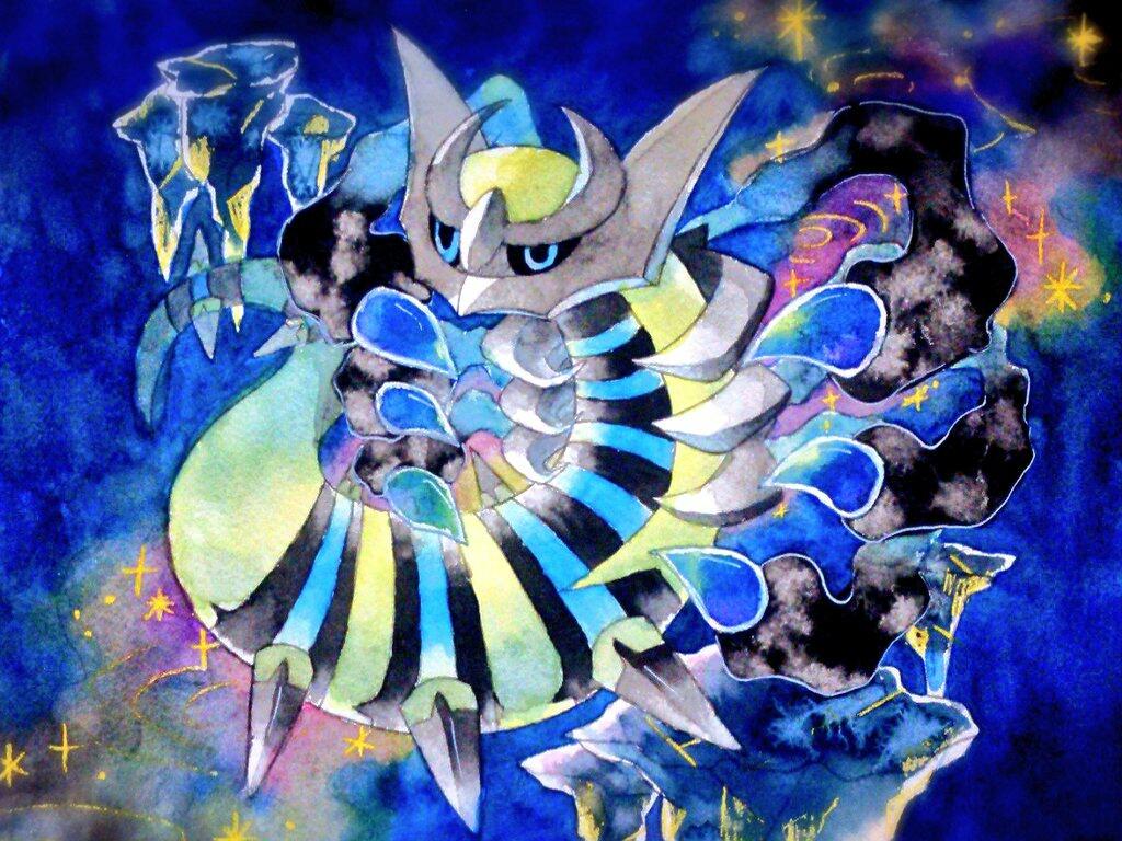 Giratina [Altered, Shiny] - Pokemon Wallpaper by ShojiZenshin on